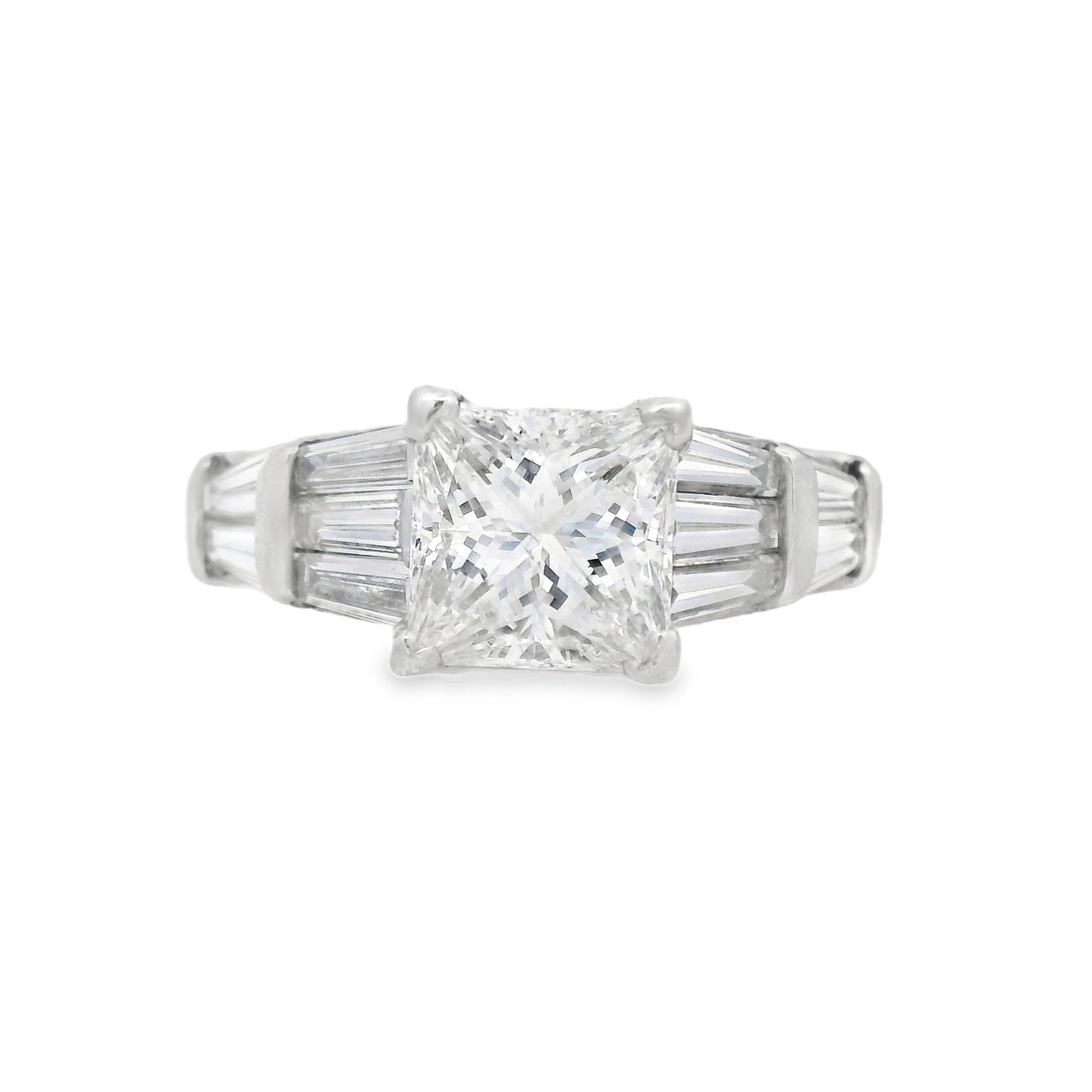 Princess 2.04ct Engagement Ring
