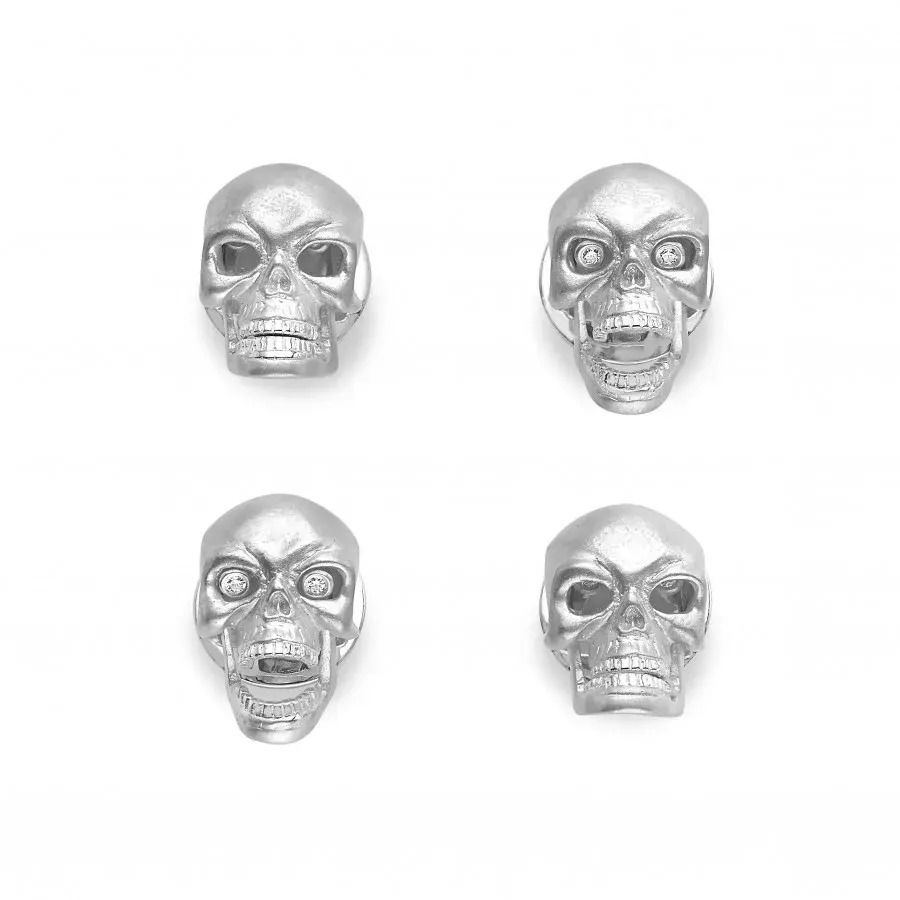 Skulls Cufflink and Stud Set