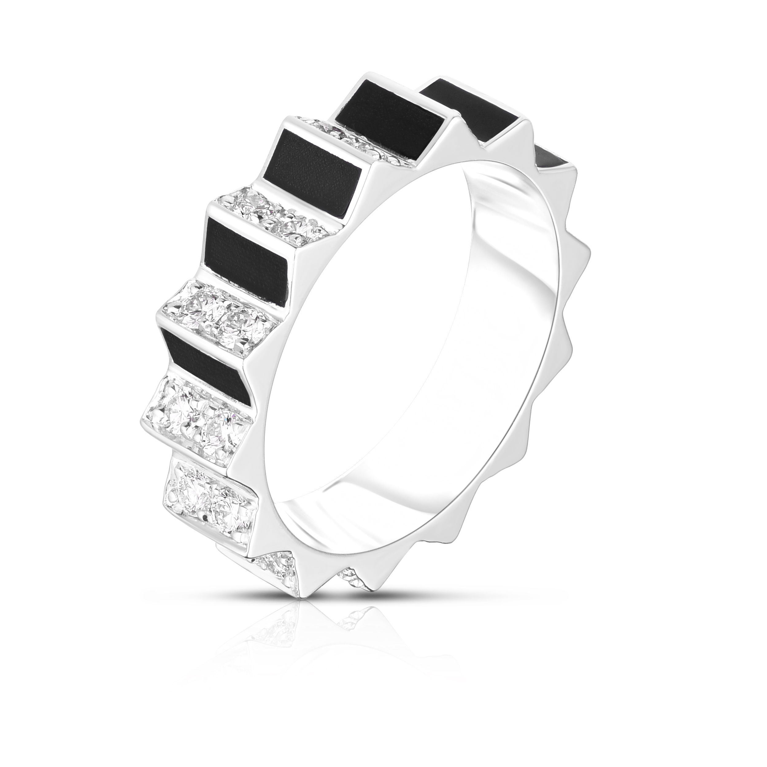 Diamond & Enamel Ring