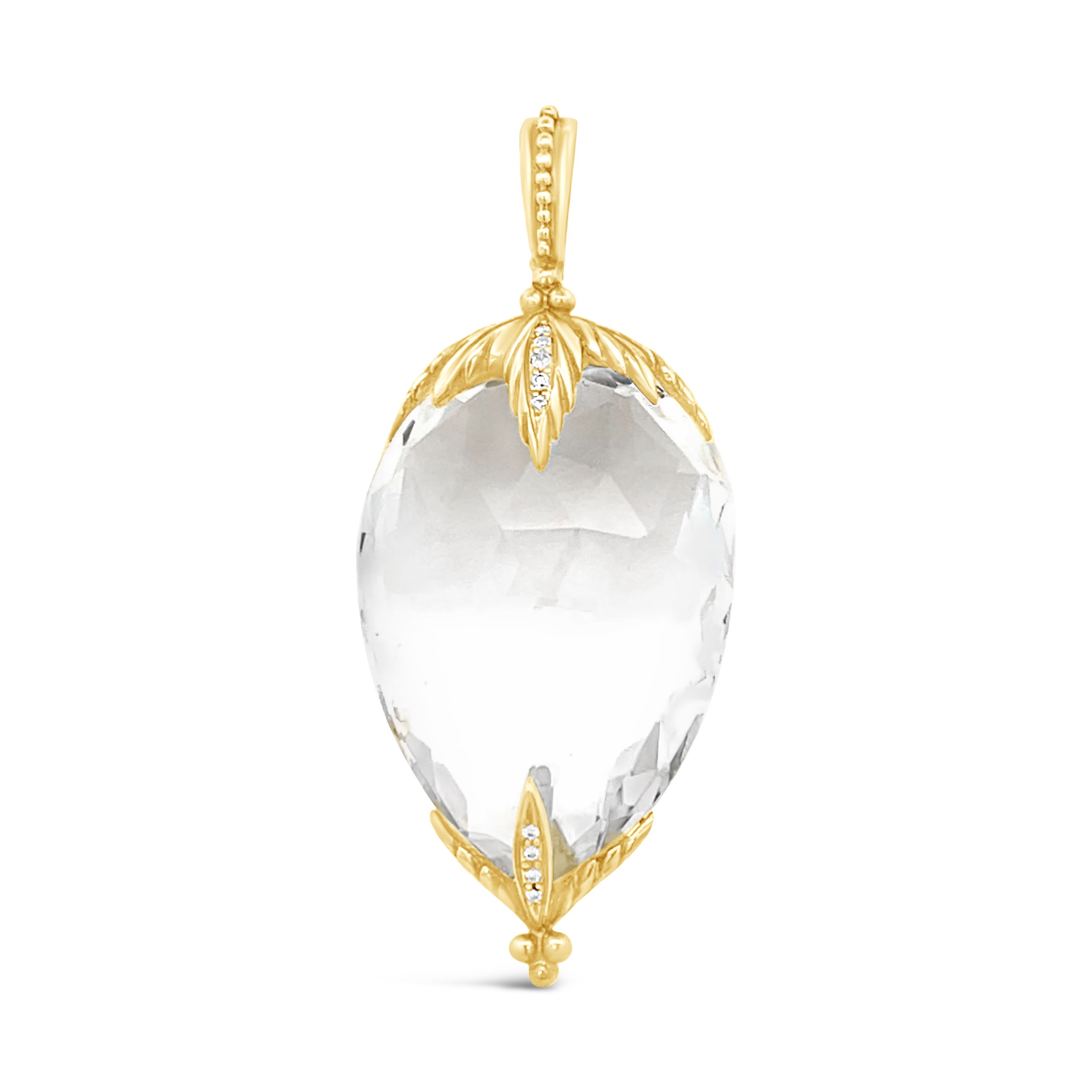 Finial Crystal Shard Pendant