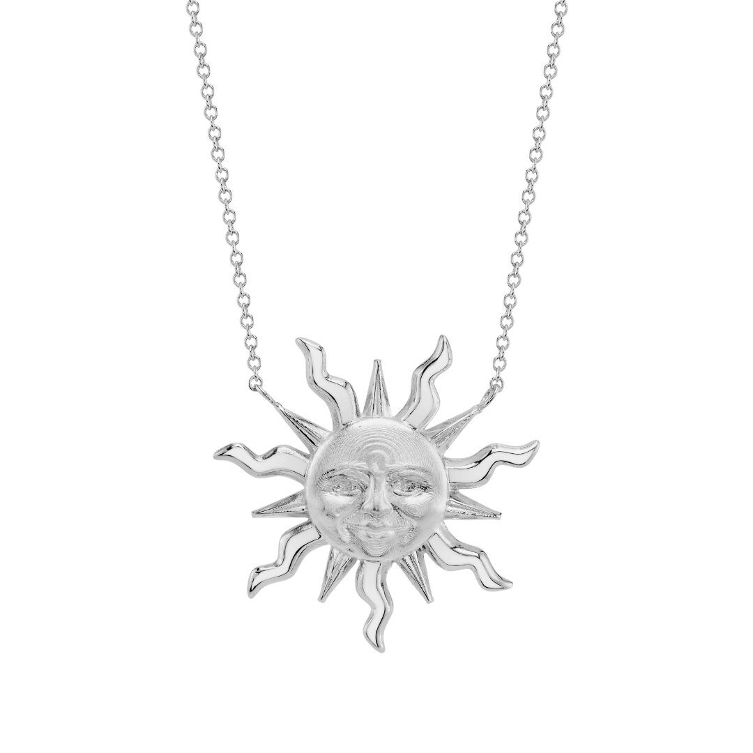 Sun Valley Sun Necklace in Sterling Silver