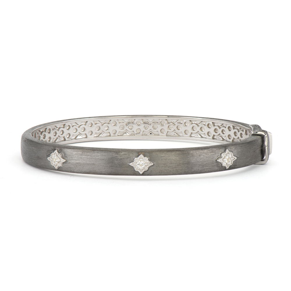 Brushed Dark Sterling Bangle
