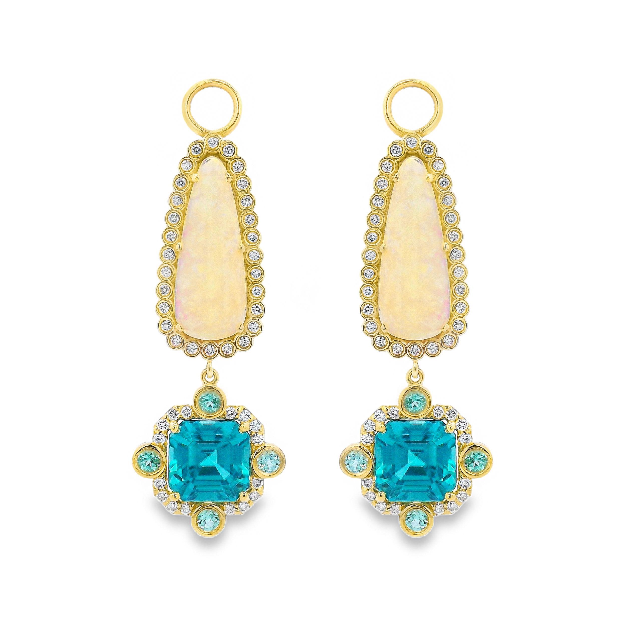 Teardrop Opal Earring Charm