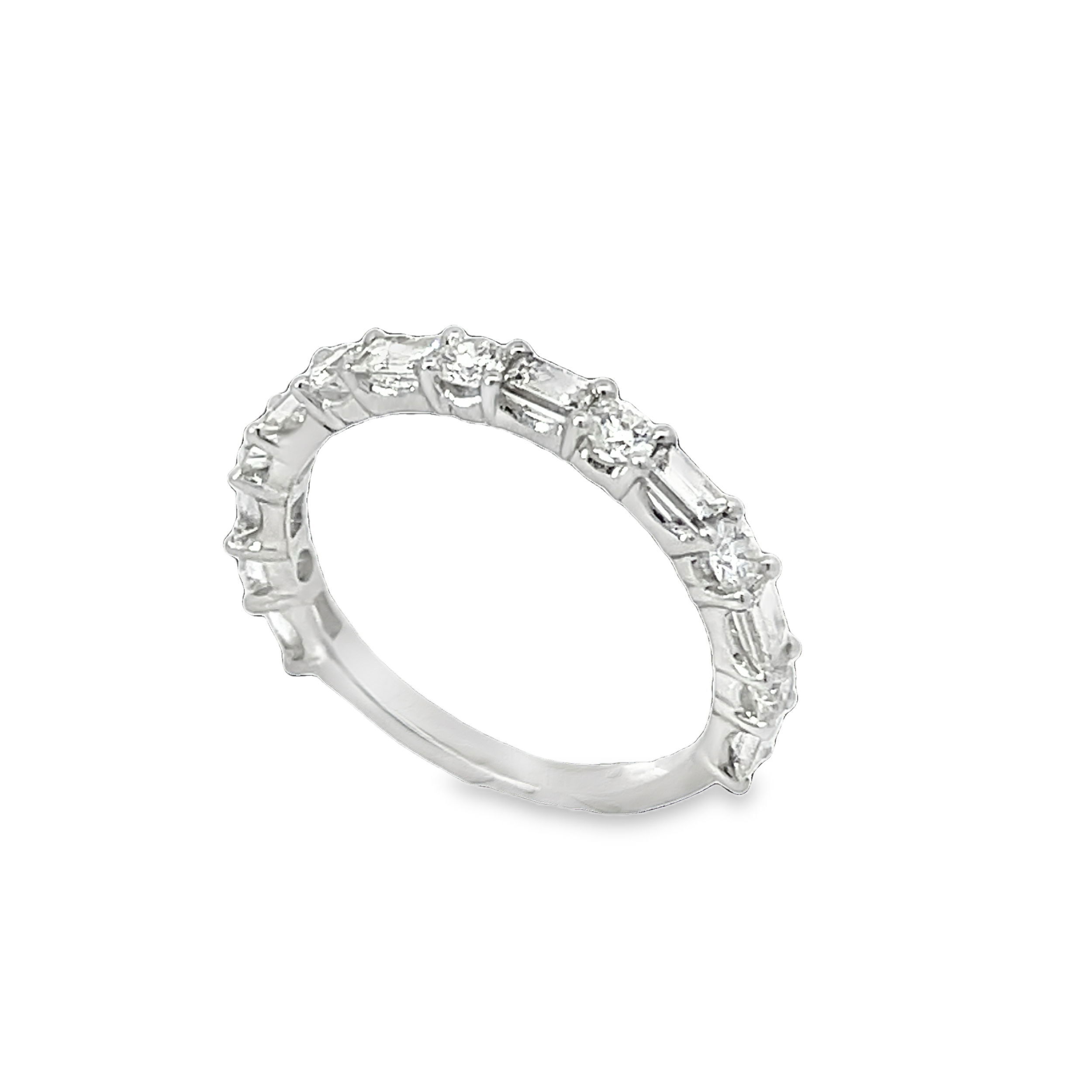 Alternating Diamond Ring