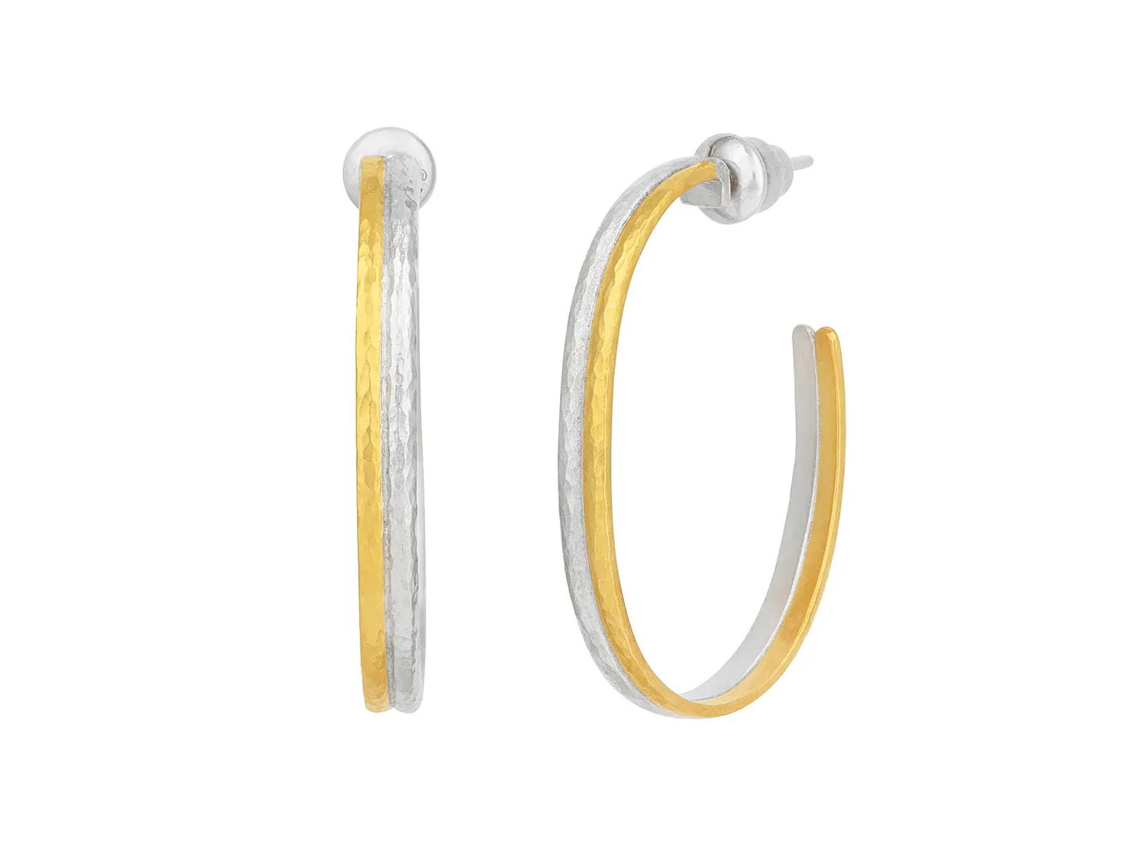 Side by Side Hoop Earrings