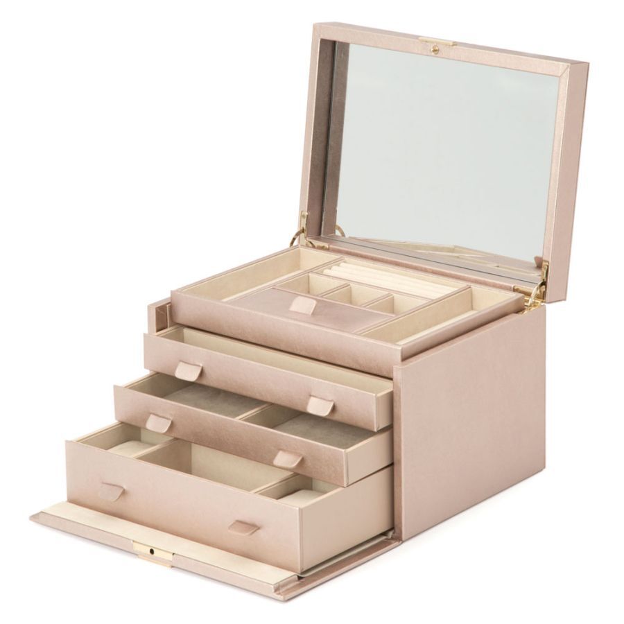 Palermo Large Jewelry Box - Rose Gold