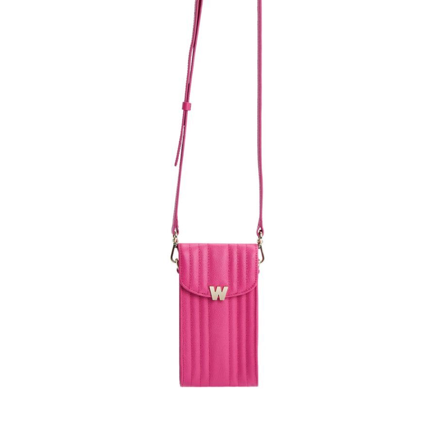 Mimi Phone Case with wristlet and lanyard - Pink Mimi Phone Case with wristlet and lanyard - Pink