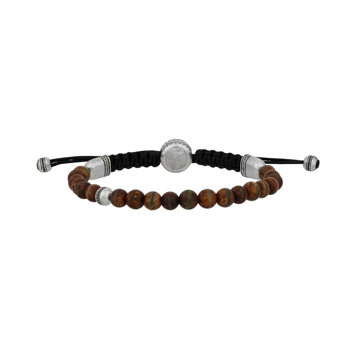 This sterling silver bracelet features agate beads and an adjustable cord for a perfect fit. It's simple, versatile design makes it ideal for everyday wear or stacking with other favorites.-Sterling silver-Agate beads-Adjustable cord, length 6.5-10"-6mm BeadsItem# 800-2000066 Agate Beaded Bracelet