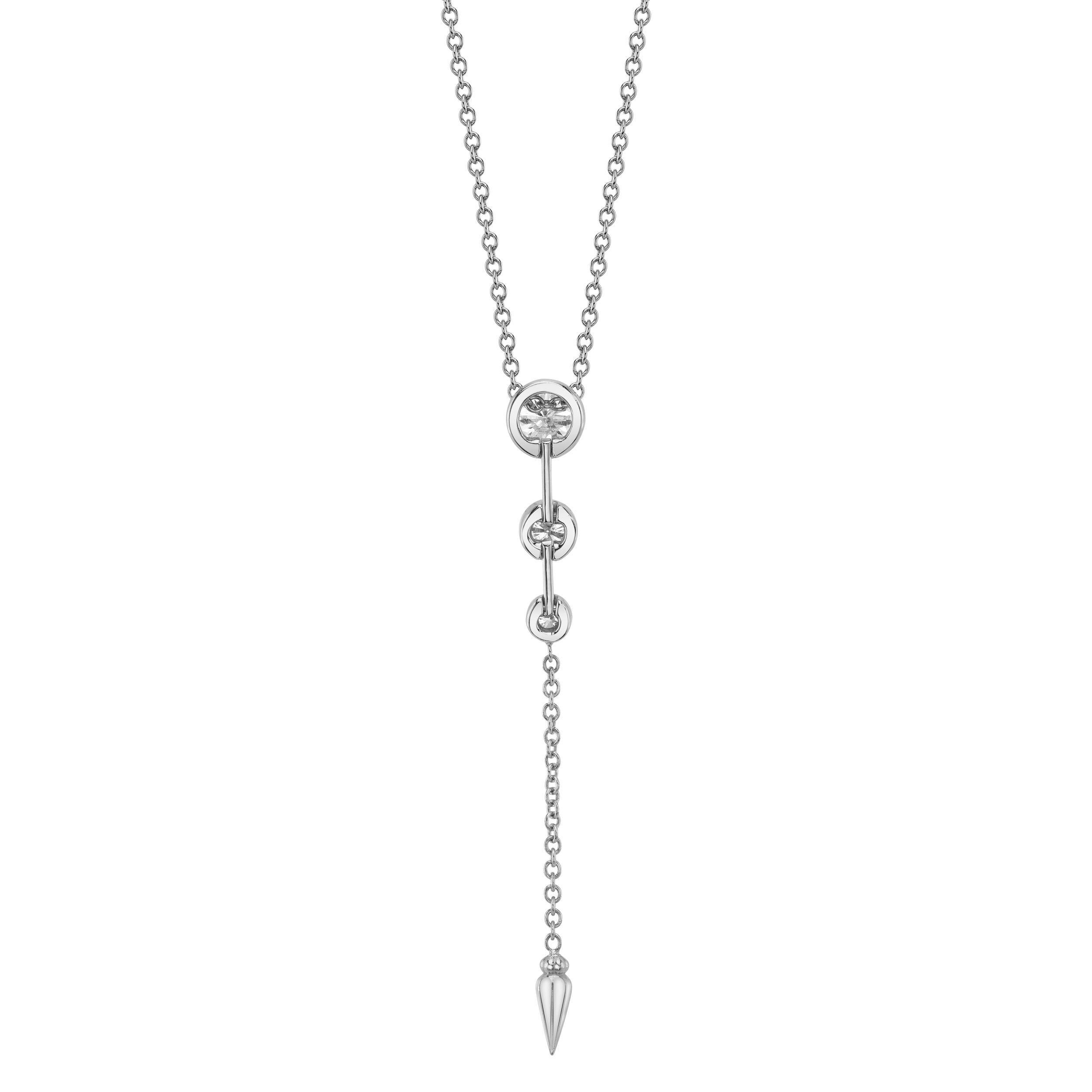 Diamond Lariat Necklace