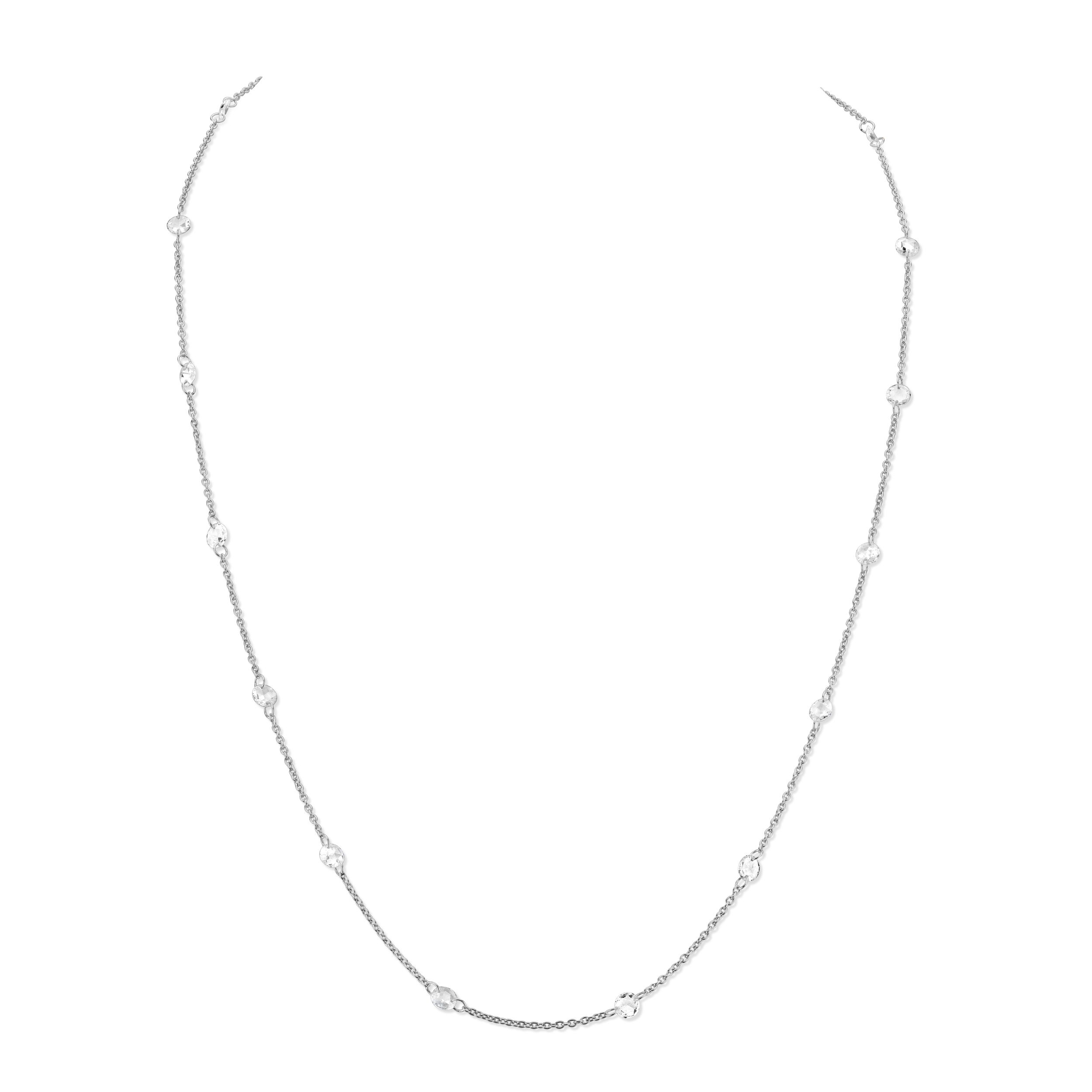 Rose Cut Diamond Chain