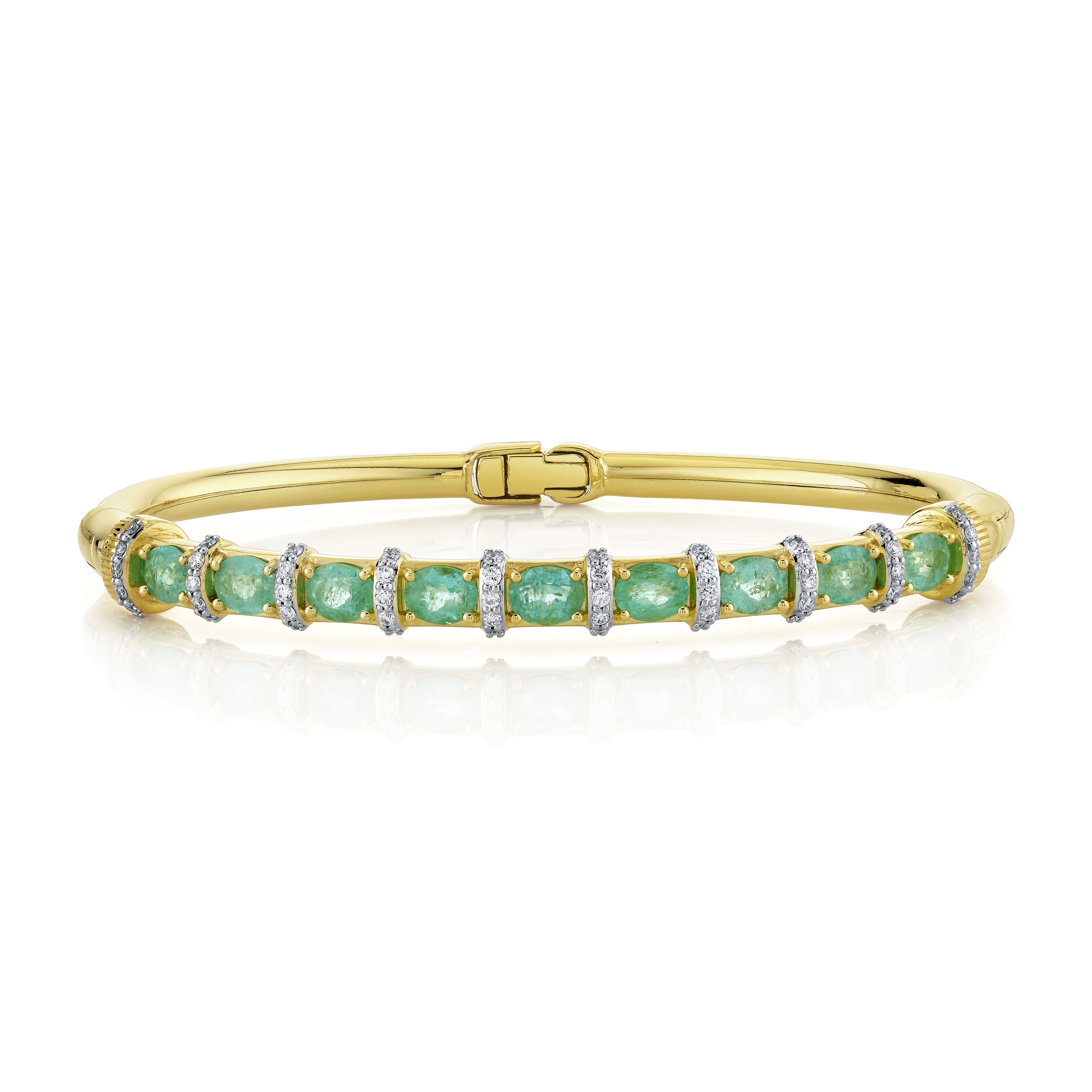 Paraiba Tourmaline & Diamond Bracelet