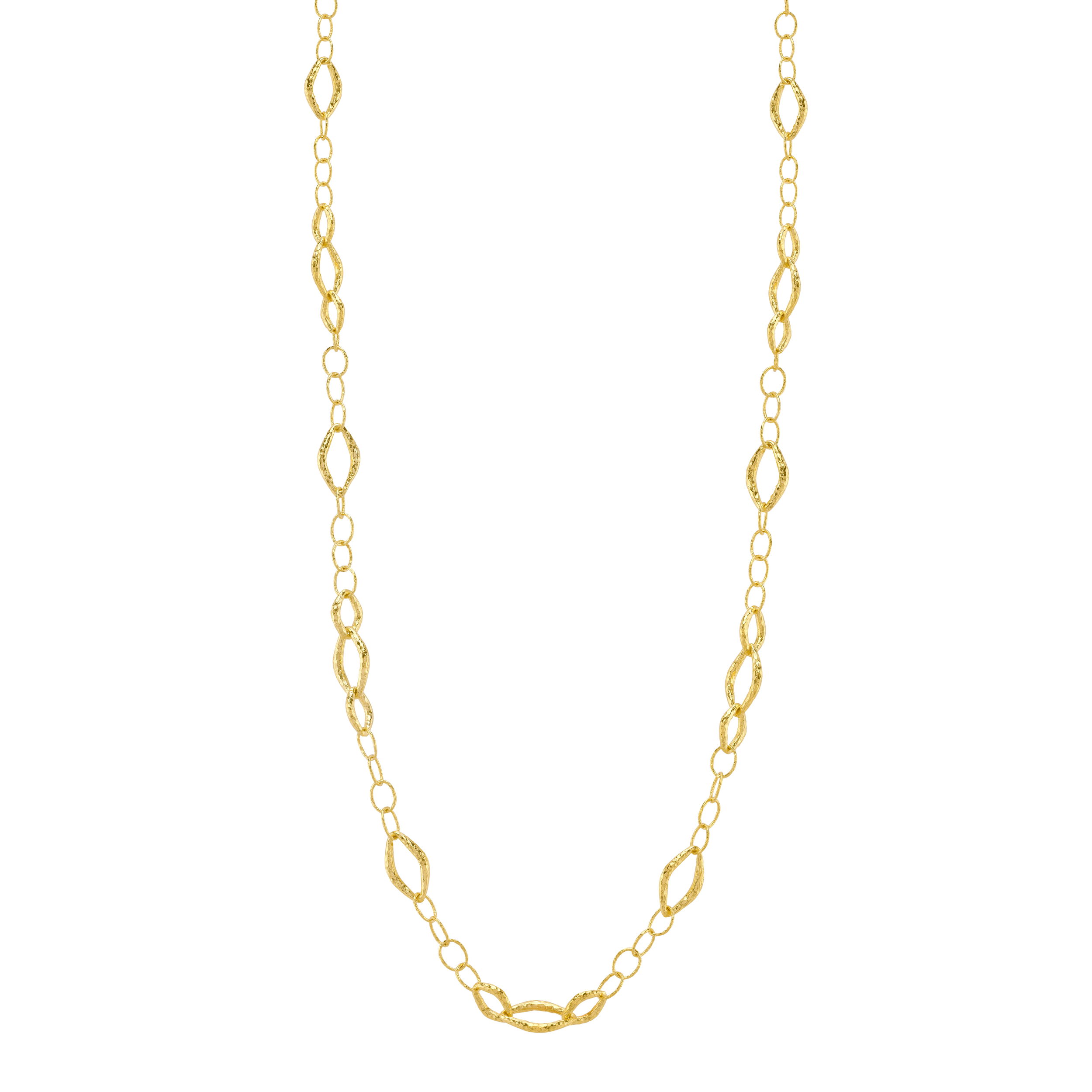 Marquise Link Gold Necklace