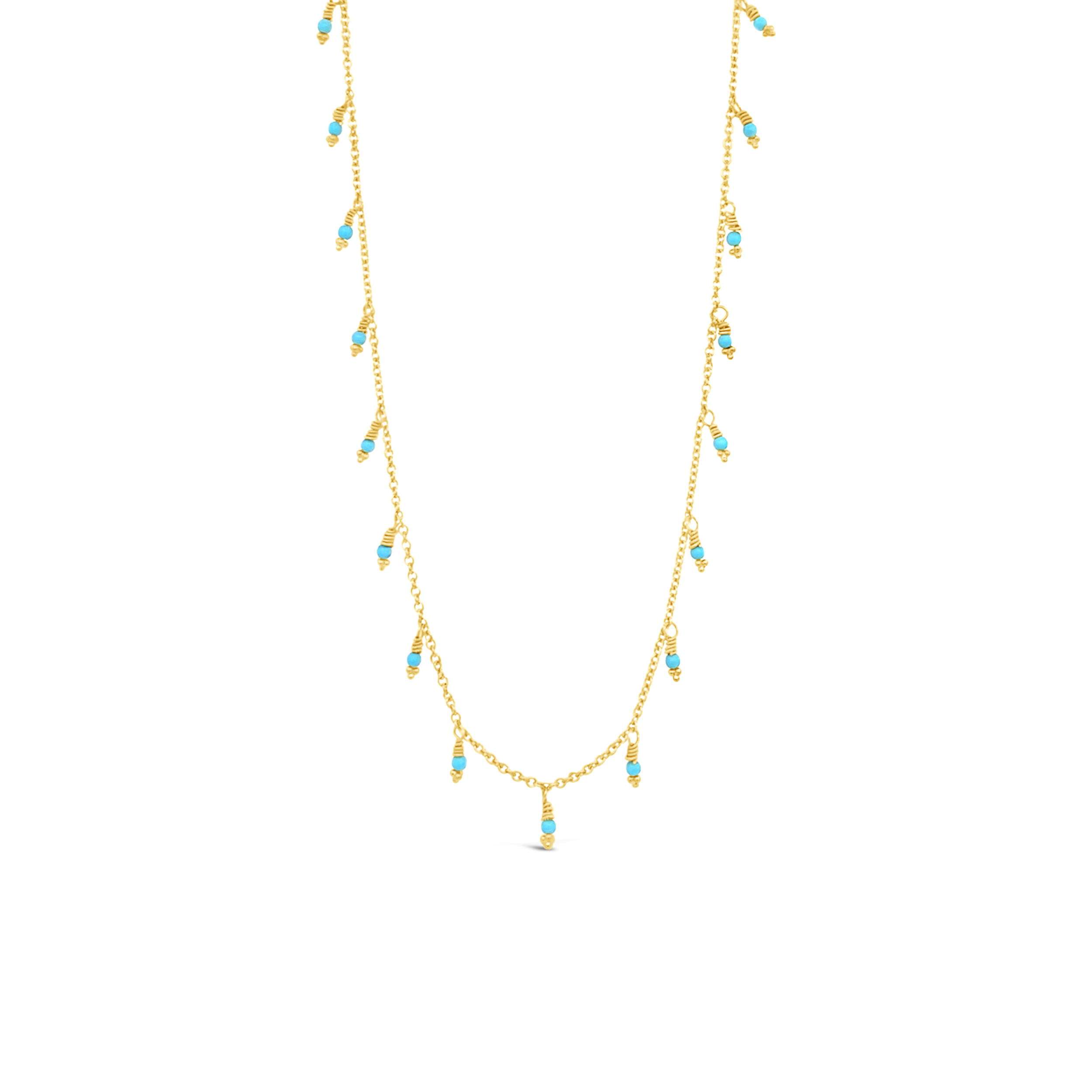 Turquoise Bead Necklace