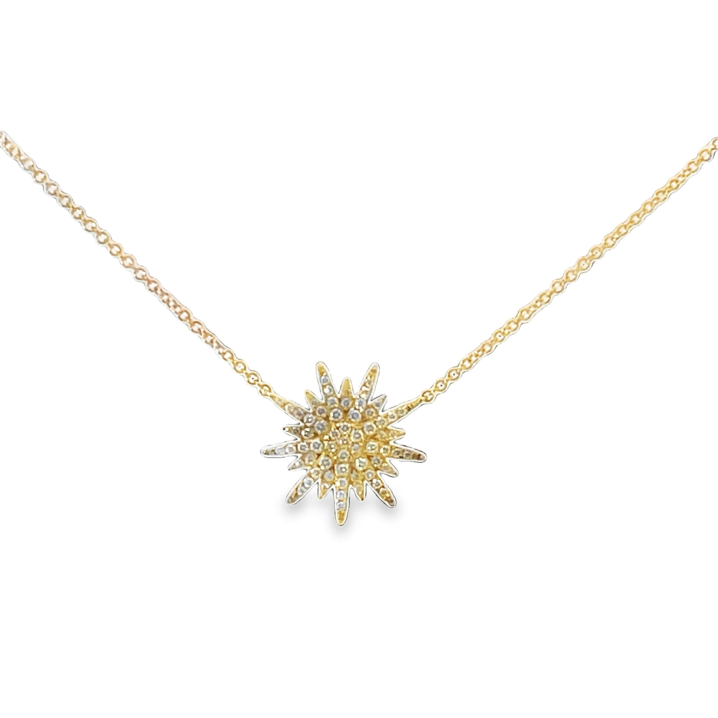 Diamond Starburst Necklace
