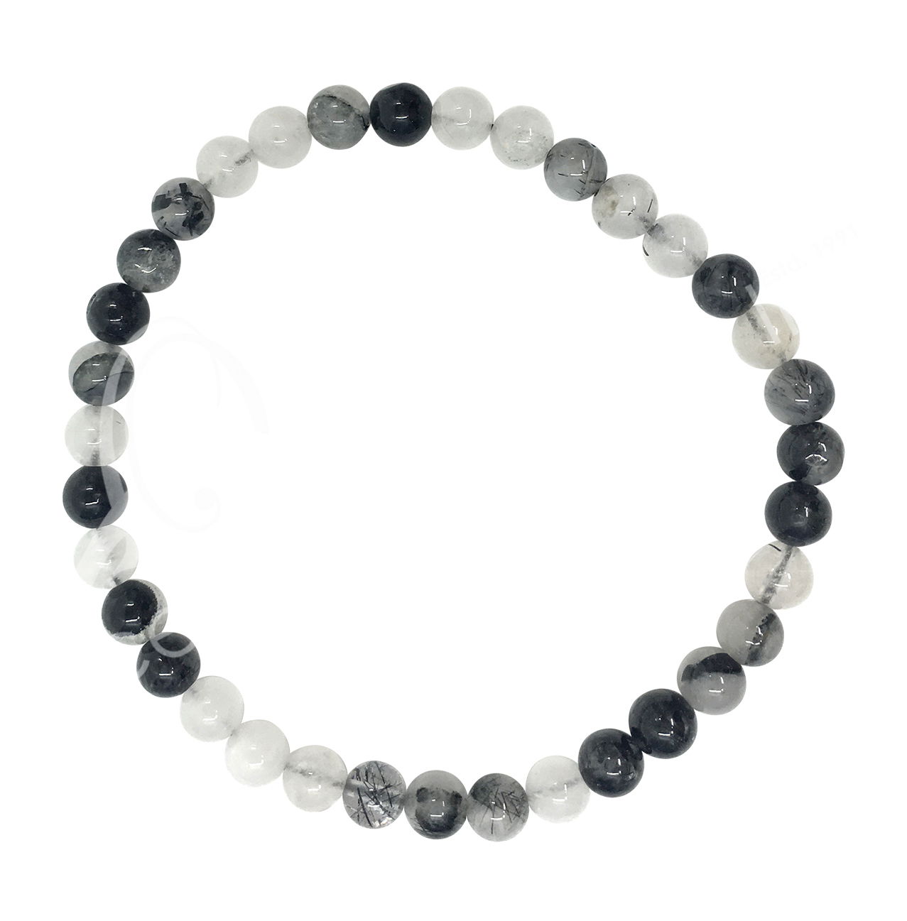 Introducing our stunning Black Tourmaline and Quartz Stretch Bracelet, a perfect fusion of elegance and earthiness designed to complement any style. Together, these gemstones create a serene symphony of balance and harmony, making this bracelet not only a stylish accessory but also a meaningful piece with metaphysical benefits.-Tourmaline-Quartz-Size, 7.25"Item# Helios-00003 Black Tourmaline and Quartz Stretch Bracelet