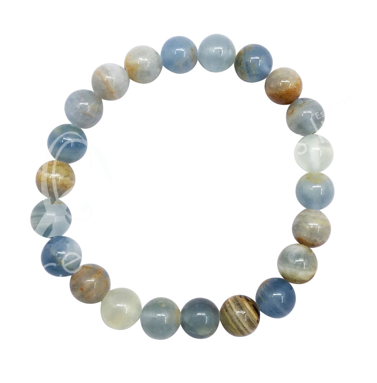 Introducing the Blue Onyx Stretch Bracelet, a stunning piece of jewelry designed to elevate your style and resonate with your inner elegance. Beyond its aesthetic appeal, blue onyx is believed to possess calming properties, promoting emotional strength and stability. This bracelet not only enhances your outfit but also serves as a reminder of balance and peace.-Blue onyx-Size, 7.25"Item# Helios-00009 Blue Onyx Stretch Bracelet