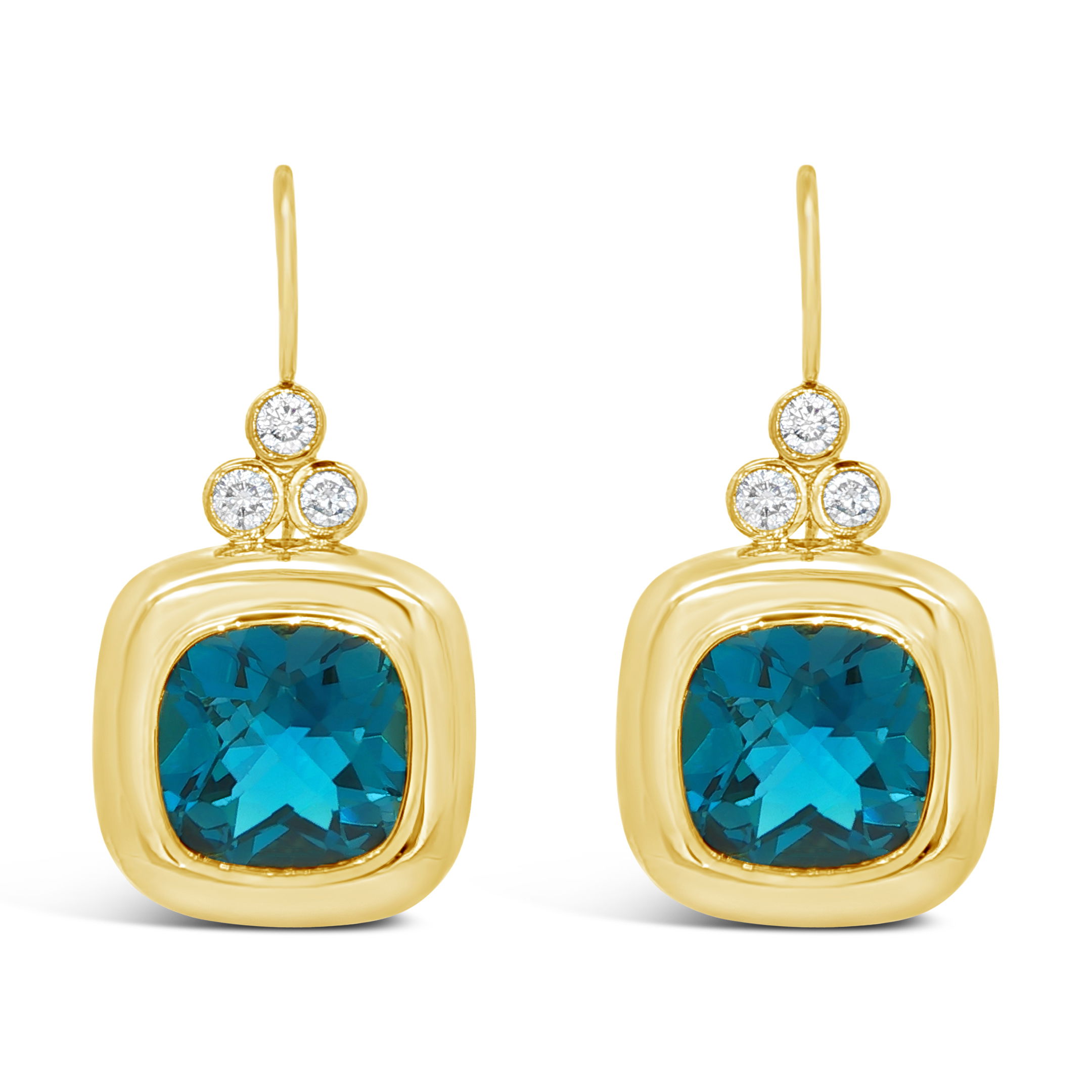 Diamond ICON Earrings in Topaz