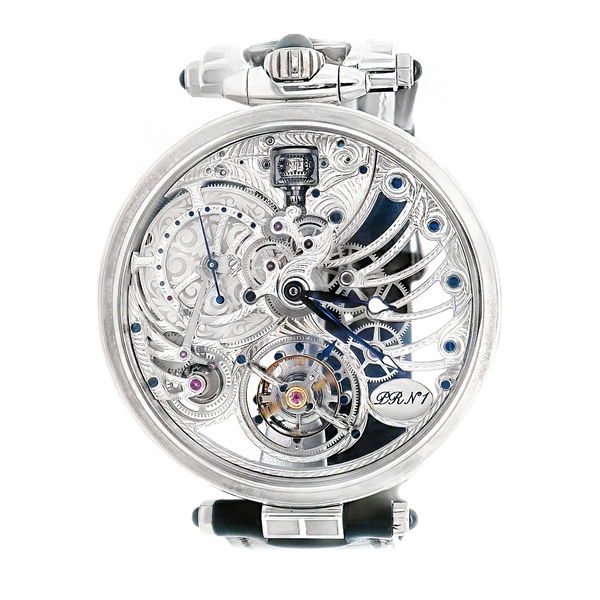 Closeup photo of The Fleurier Virtuoso XI White Gold