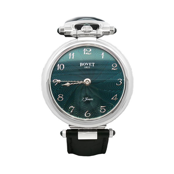 Closeup photo of Monsieur Bovet Titanium