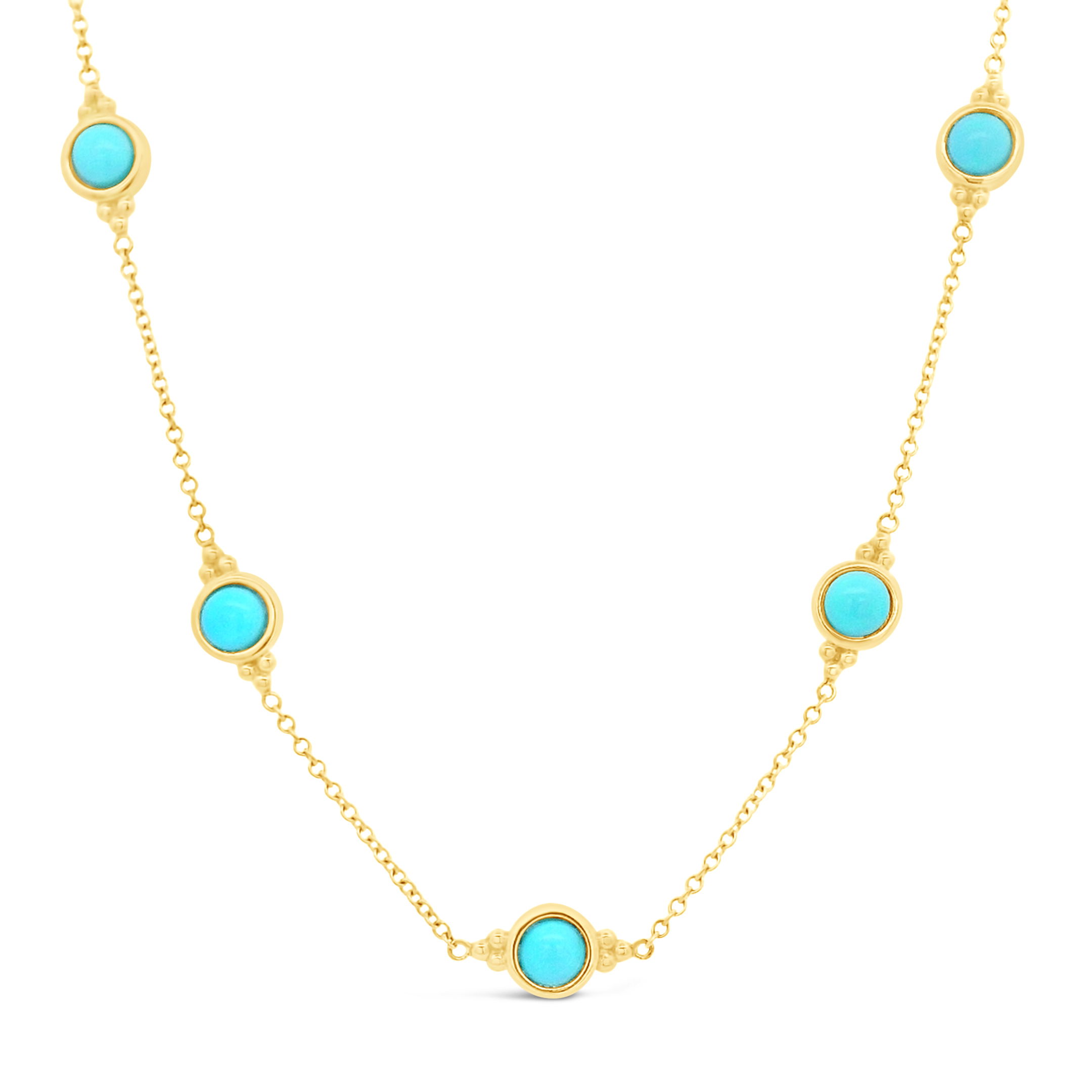 Turquoise Station Necklace