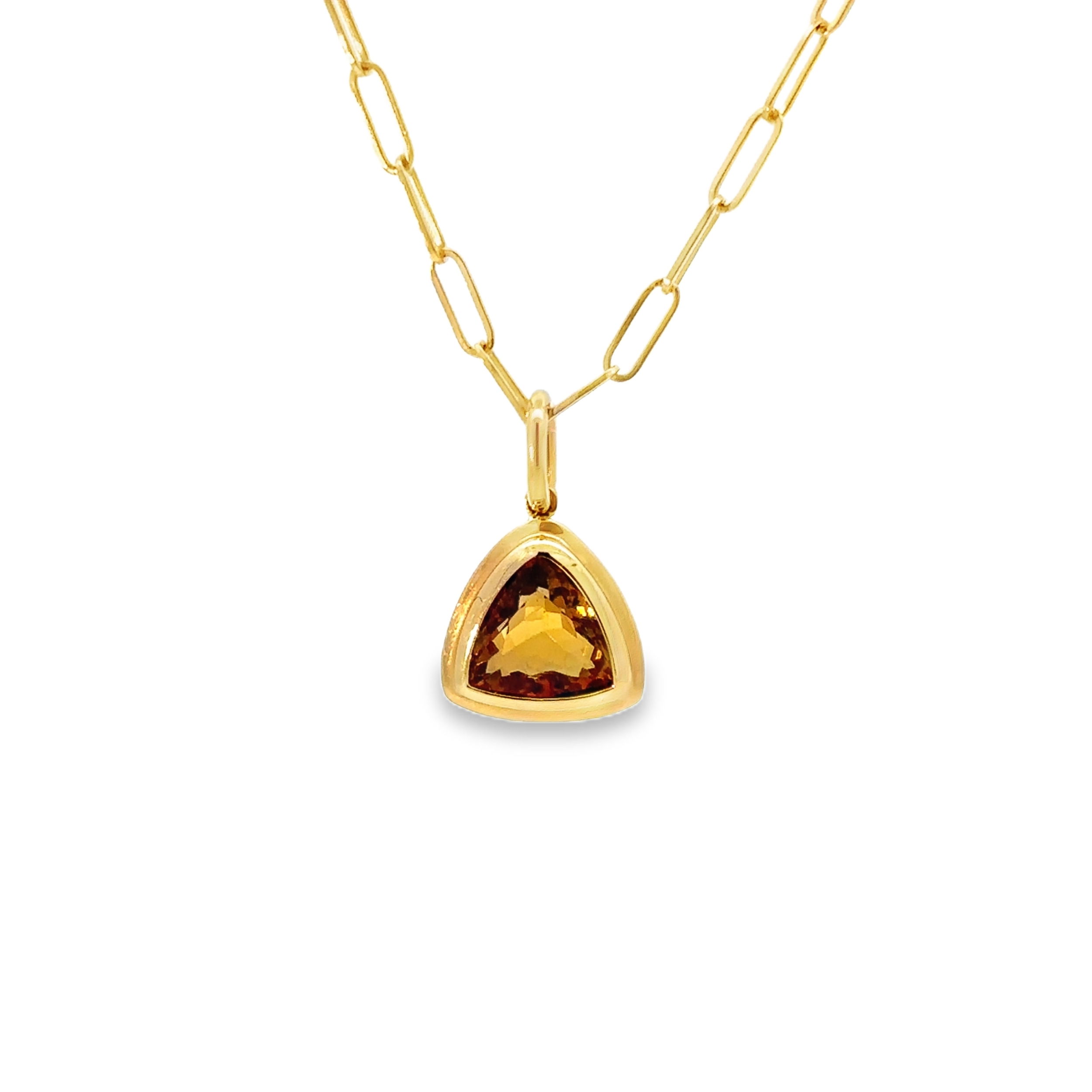 'Limited Edition' Orange Tourmaline Manhattan Necklace