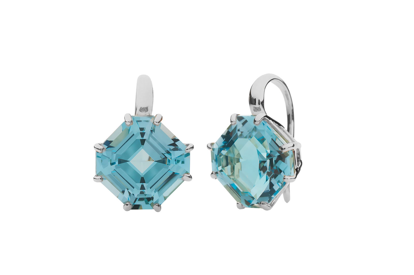 'Gossip' Blue Topaz Earrings