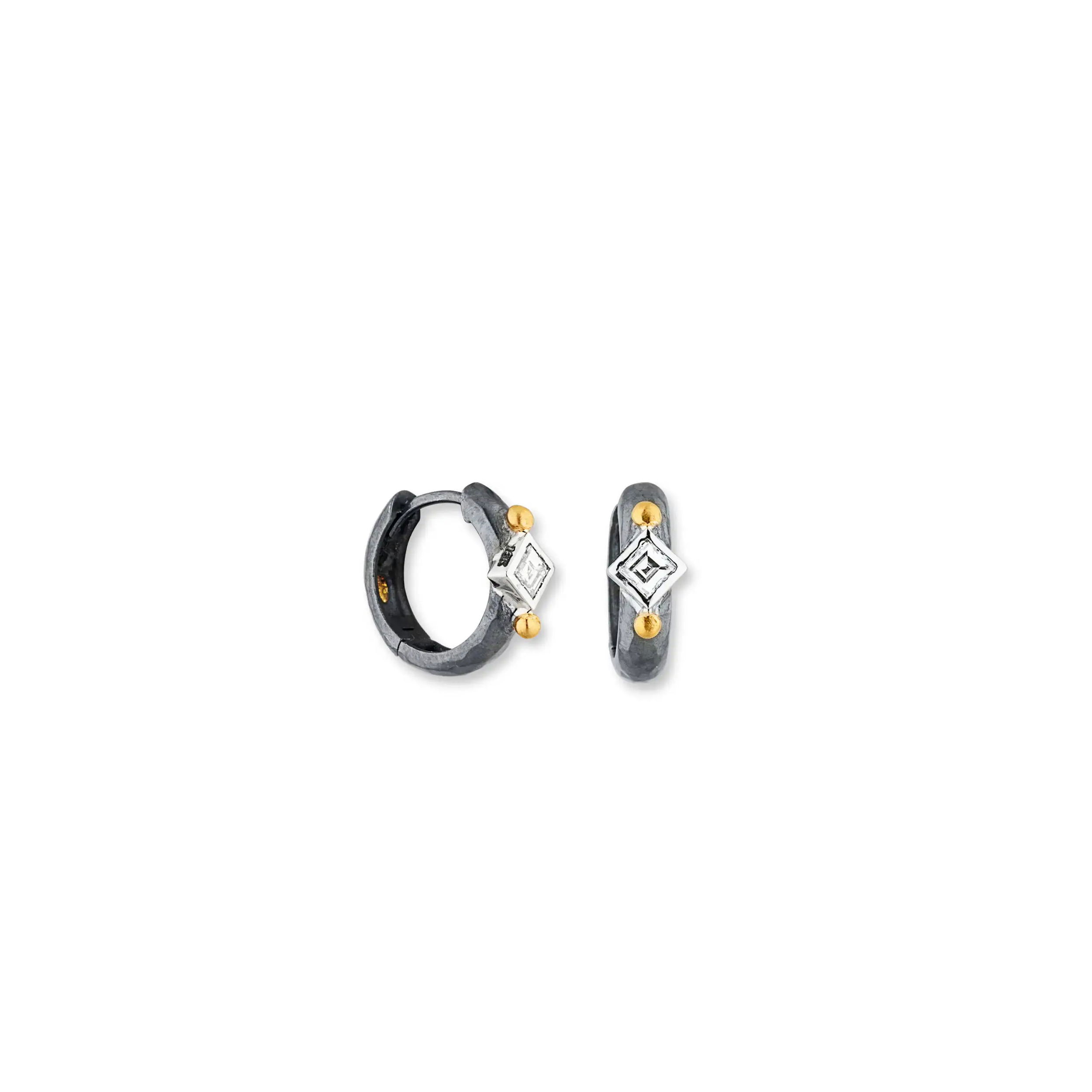 Stockholm Square Hoop Earrings