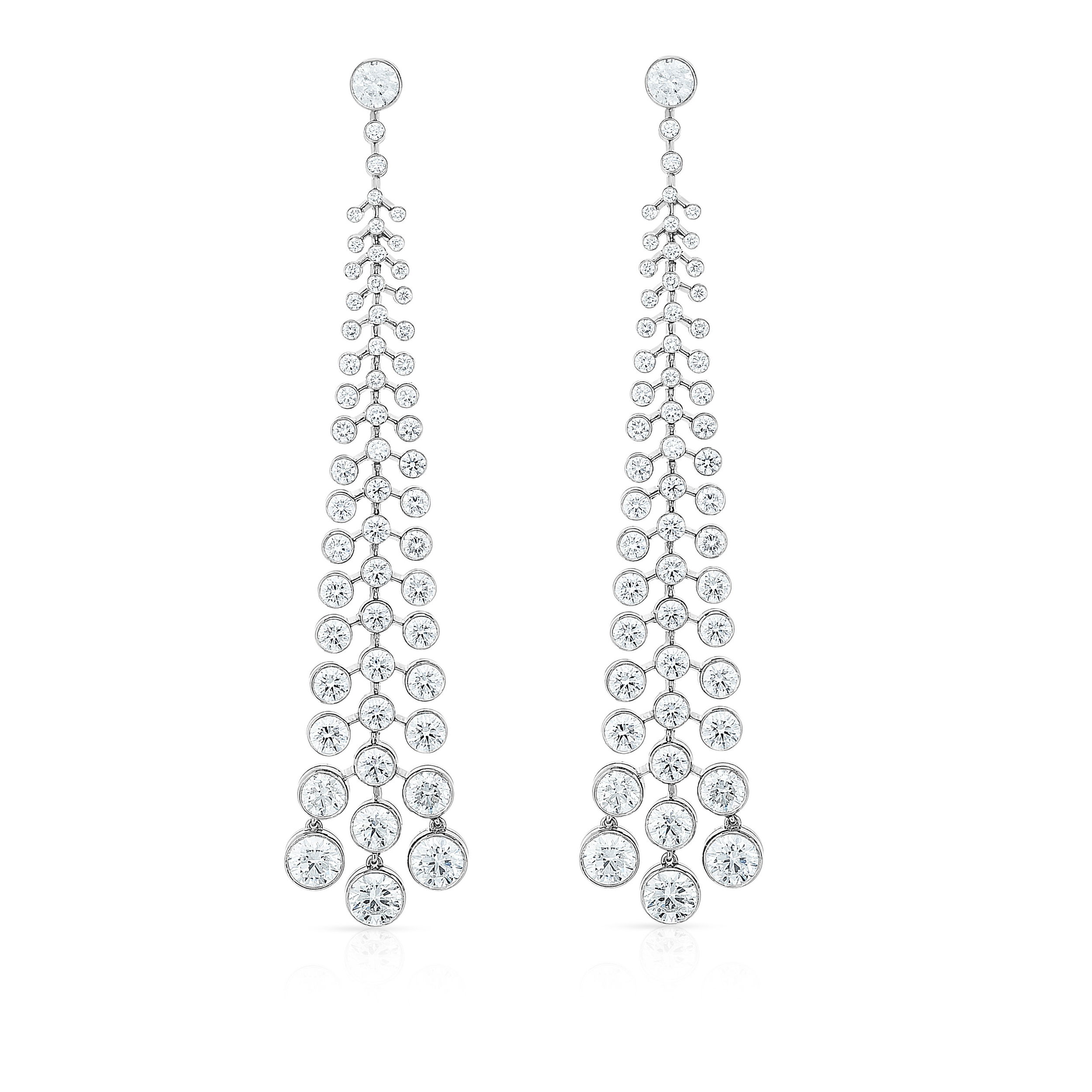 Diamond Dangle Earrings