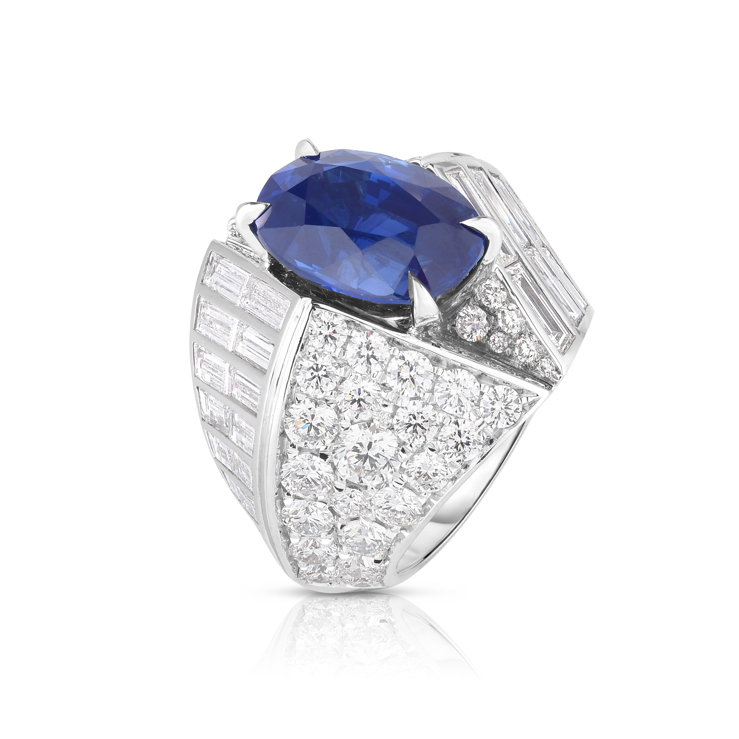 Corn Flower Blue Sapphire Ring