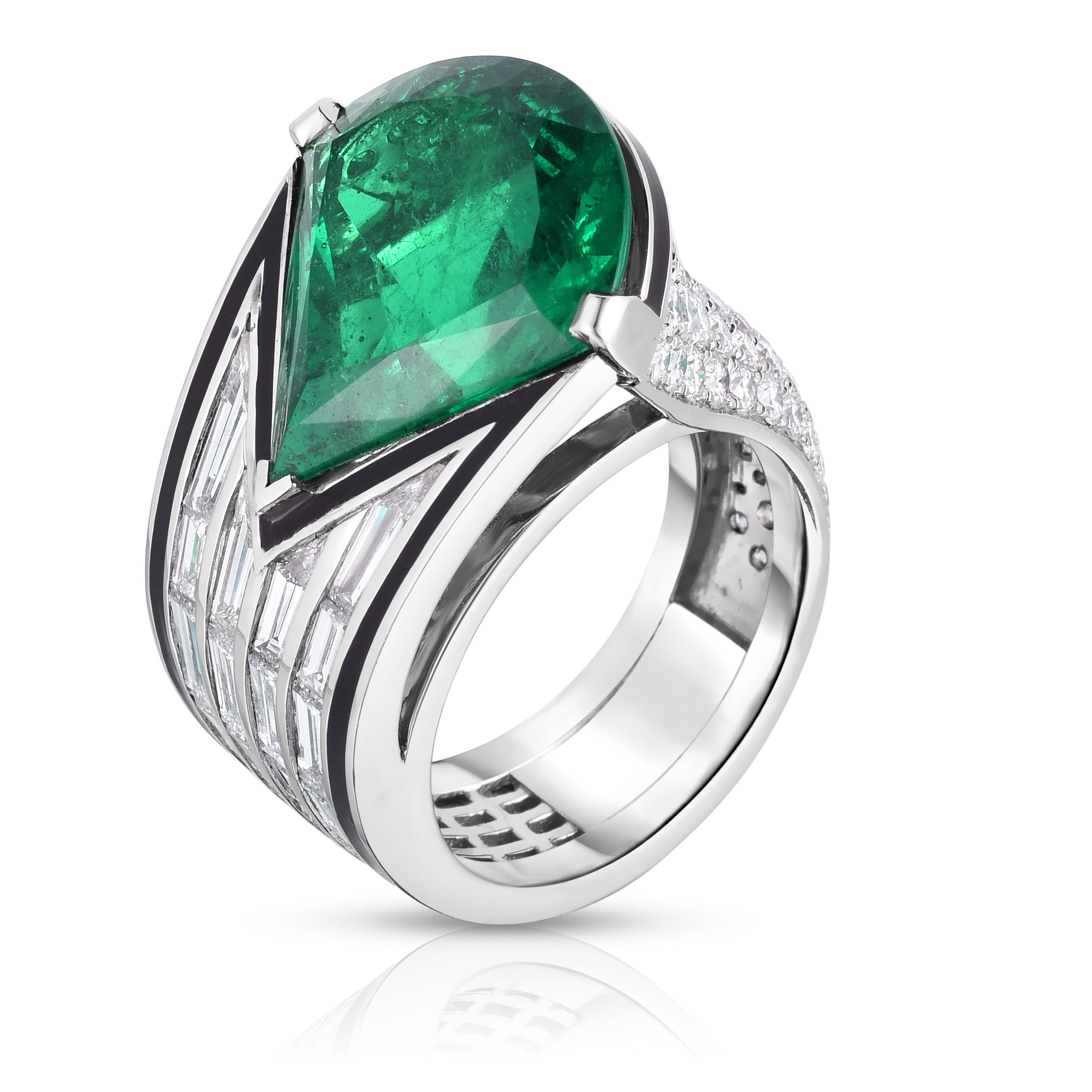 Emerald Cocktail Ring