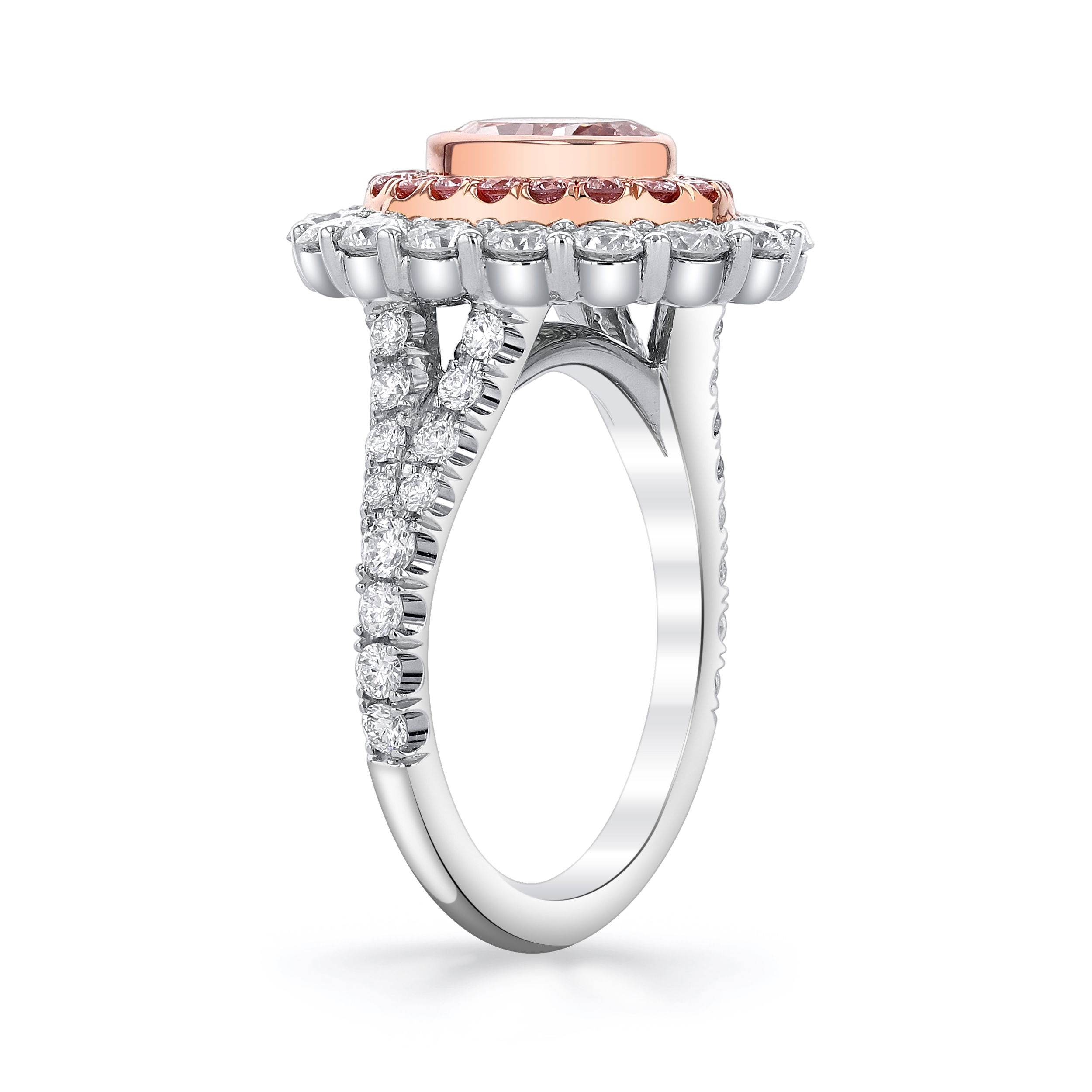 Pink Diamond Engagement Ring