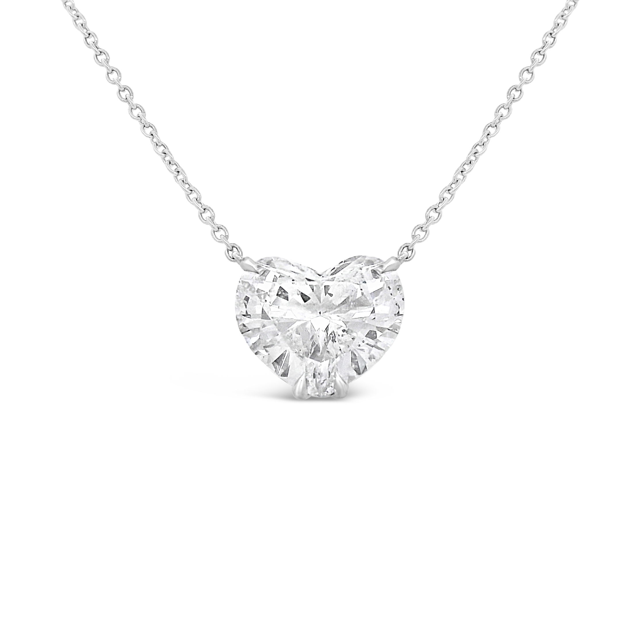 Floating Heart Pendant Necklace