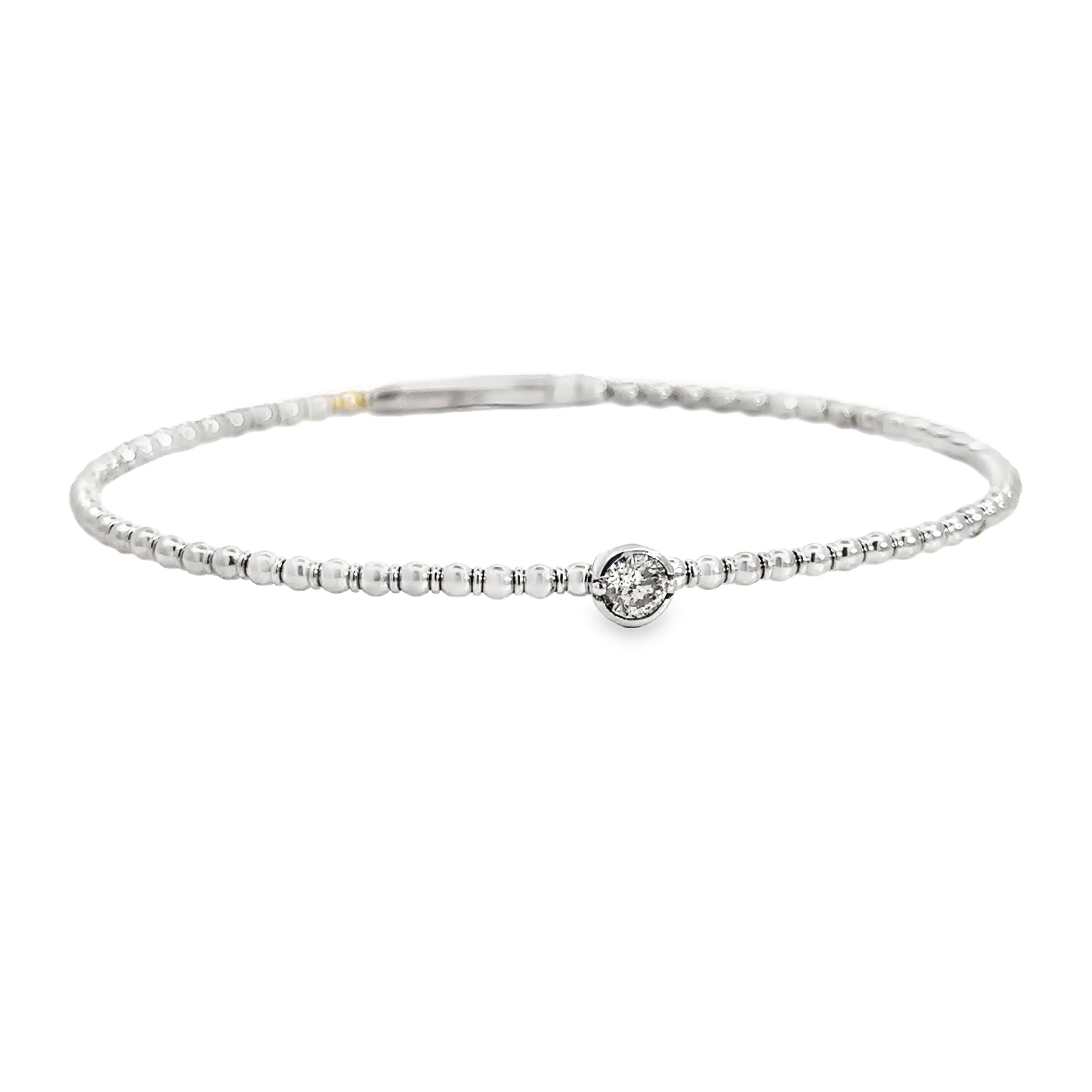 Solitaire Diamond Flex Bracelet