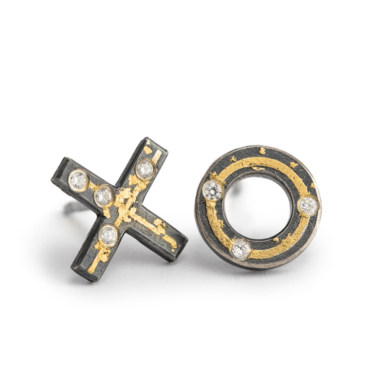 'Hugs & Kisses' Studs