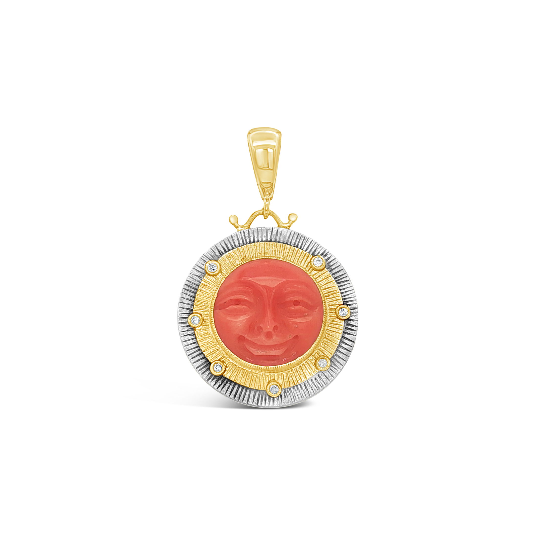 Coral Sun Pendant