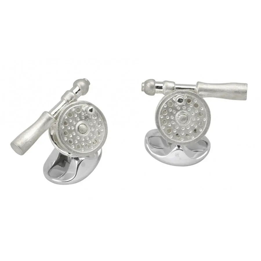 Fly Fishing Reel Cufflinks
