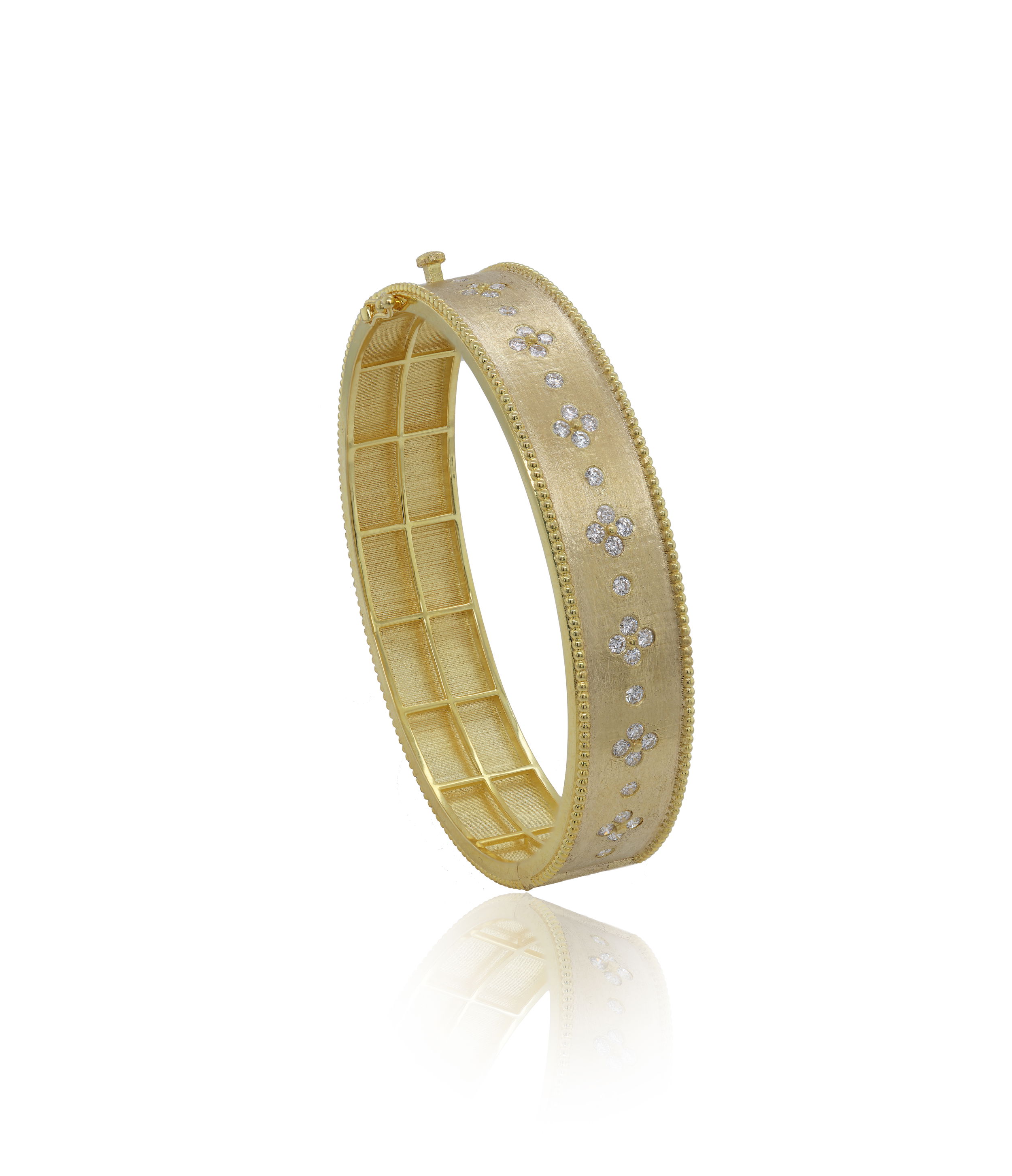 Yellow Gold with Diamond Bracelet