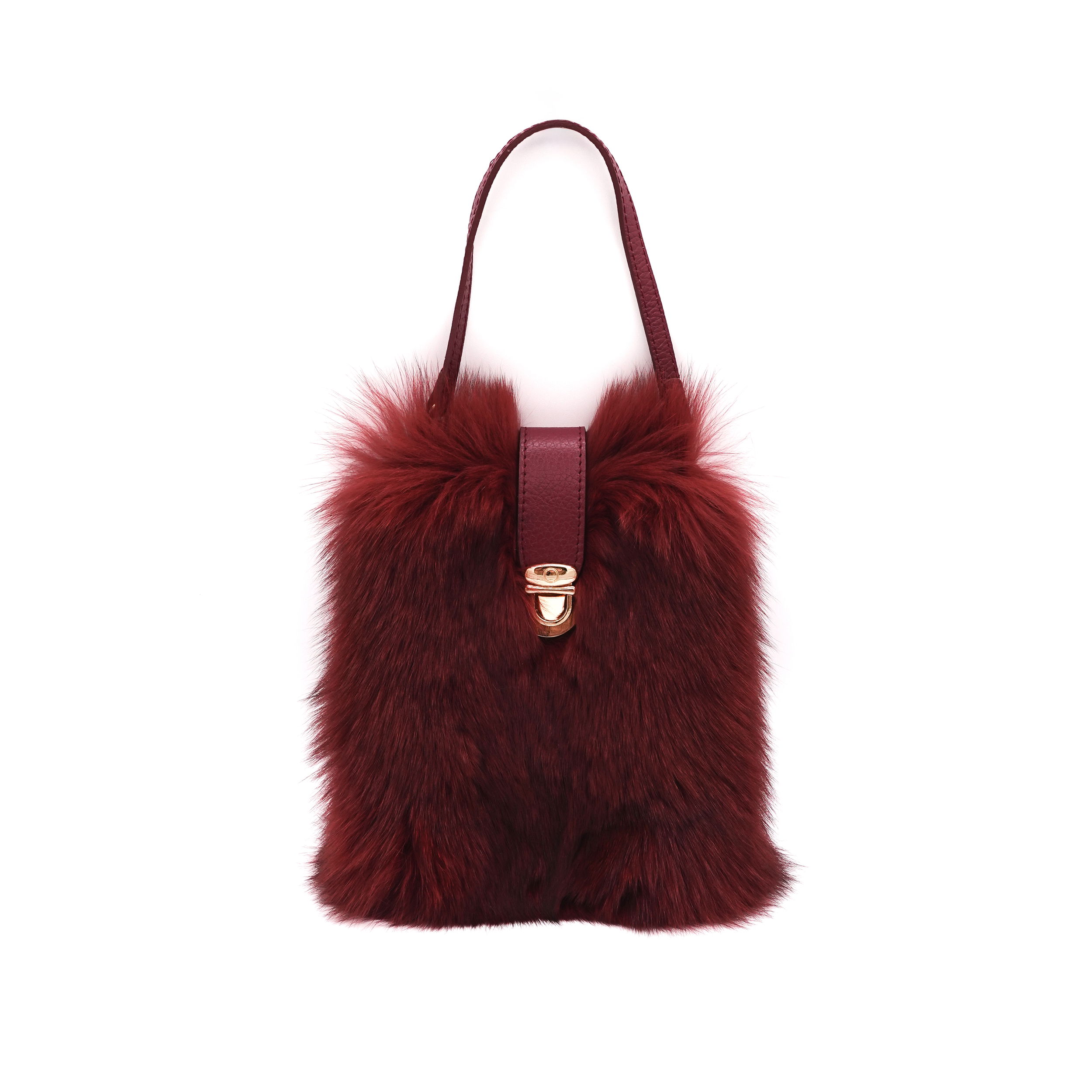 Erin - Leather & Fox Crossbody