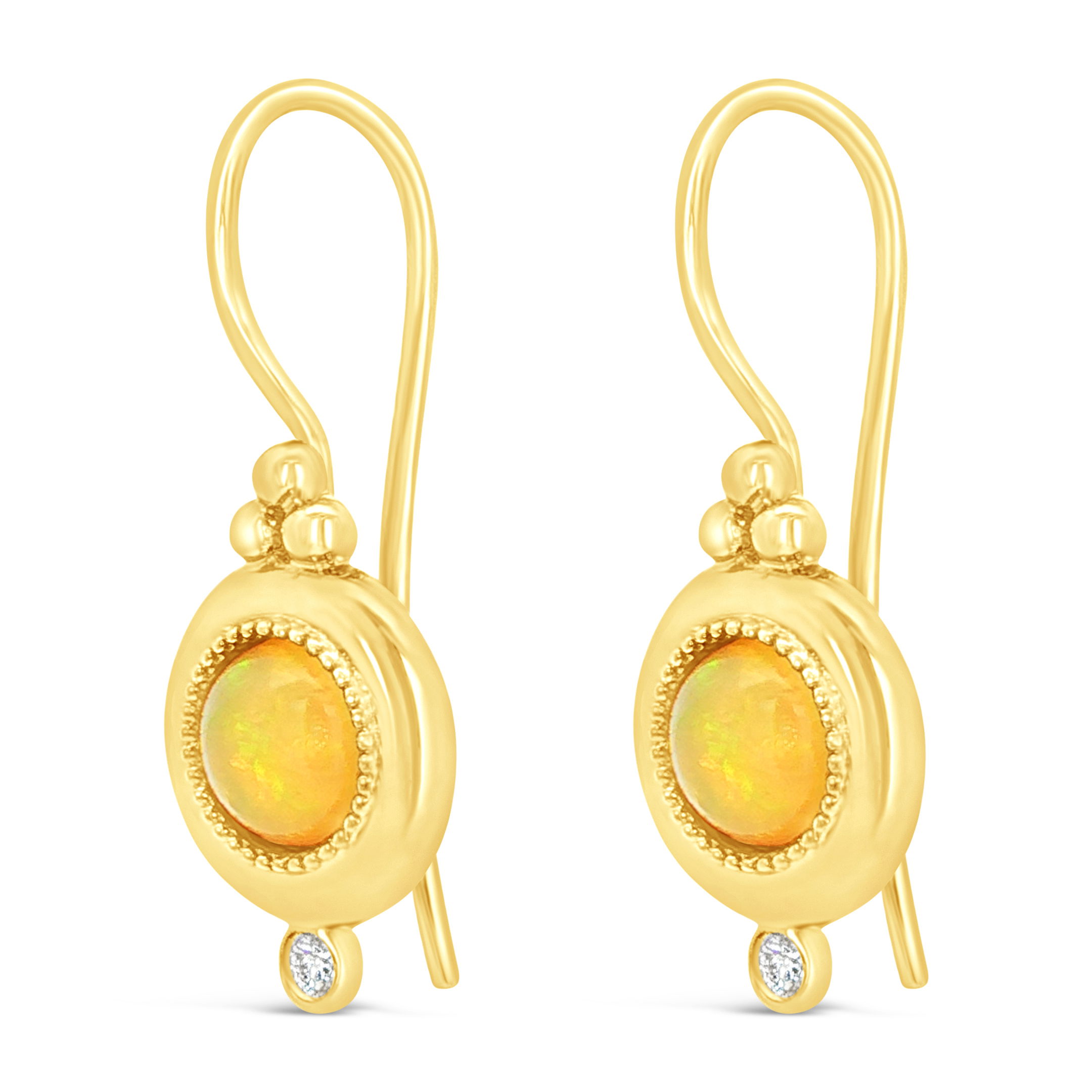 Opal Gum Drop Earrings