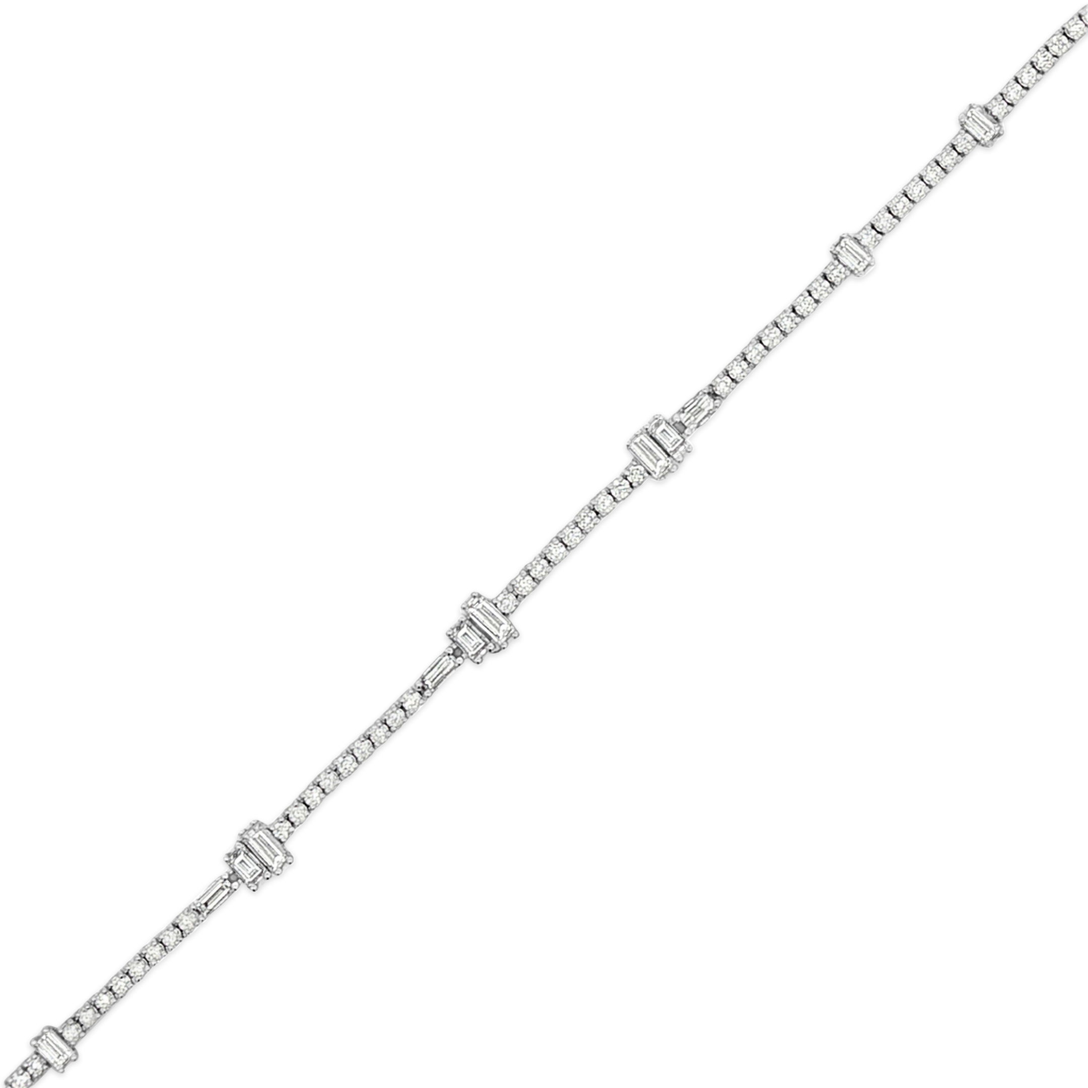 Baguette Diamond Bracelet