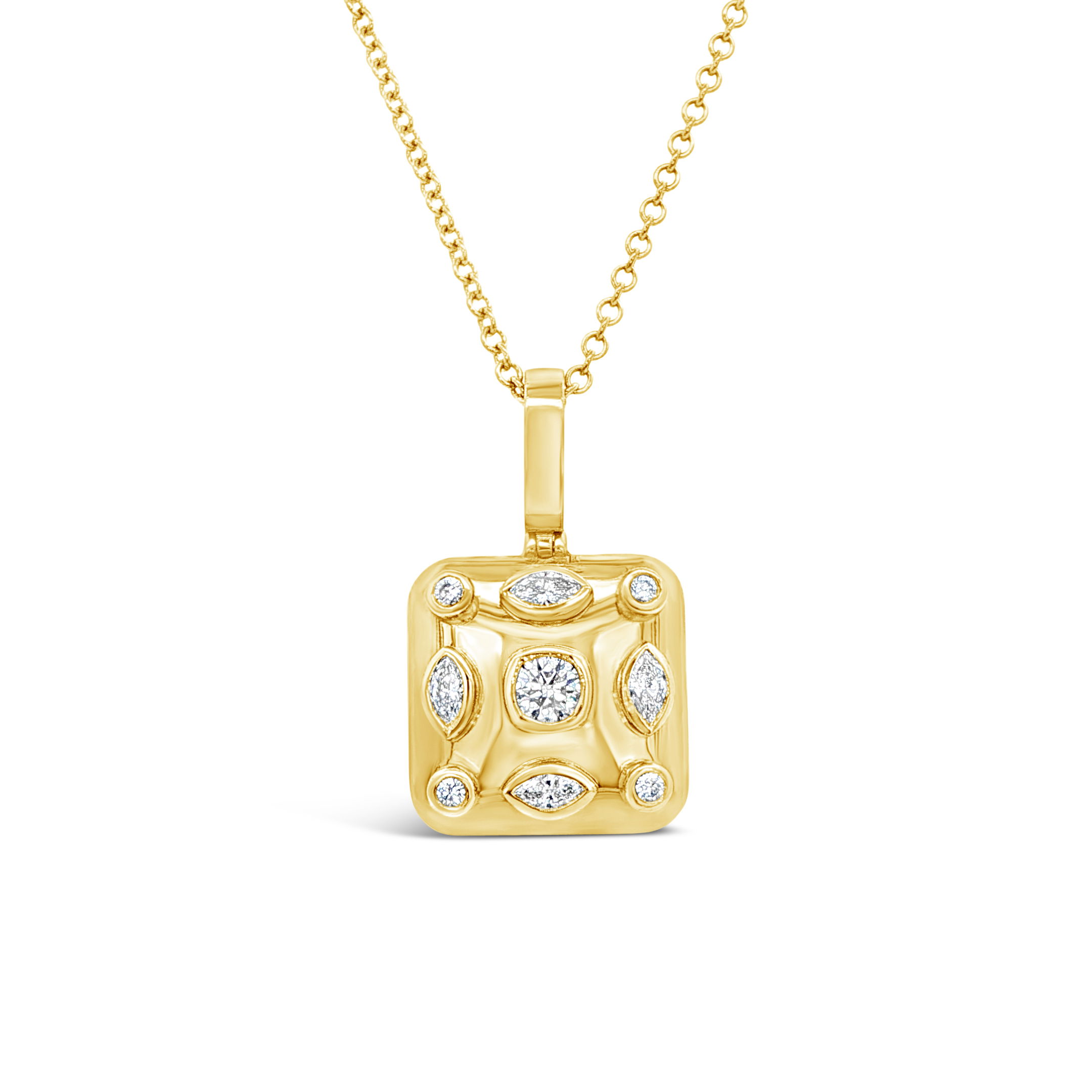 Diamond Square Pendant