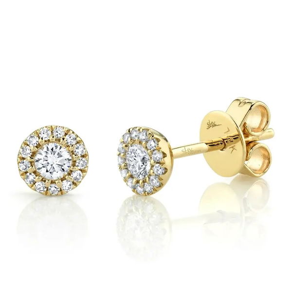 Closeup photo of Diamond Stud Earring