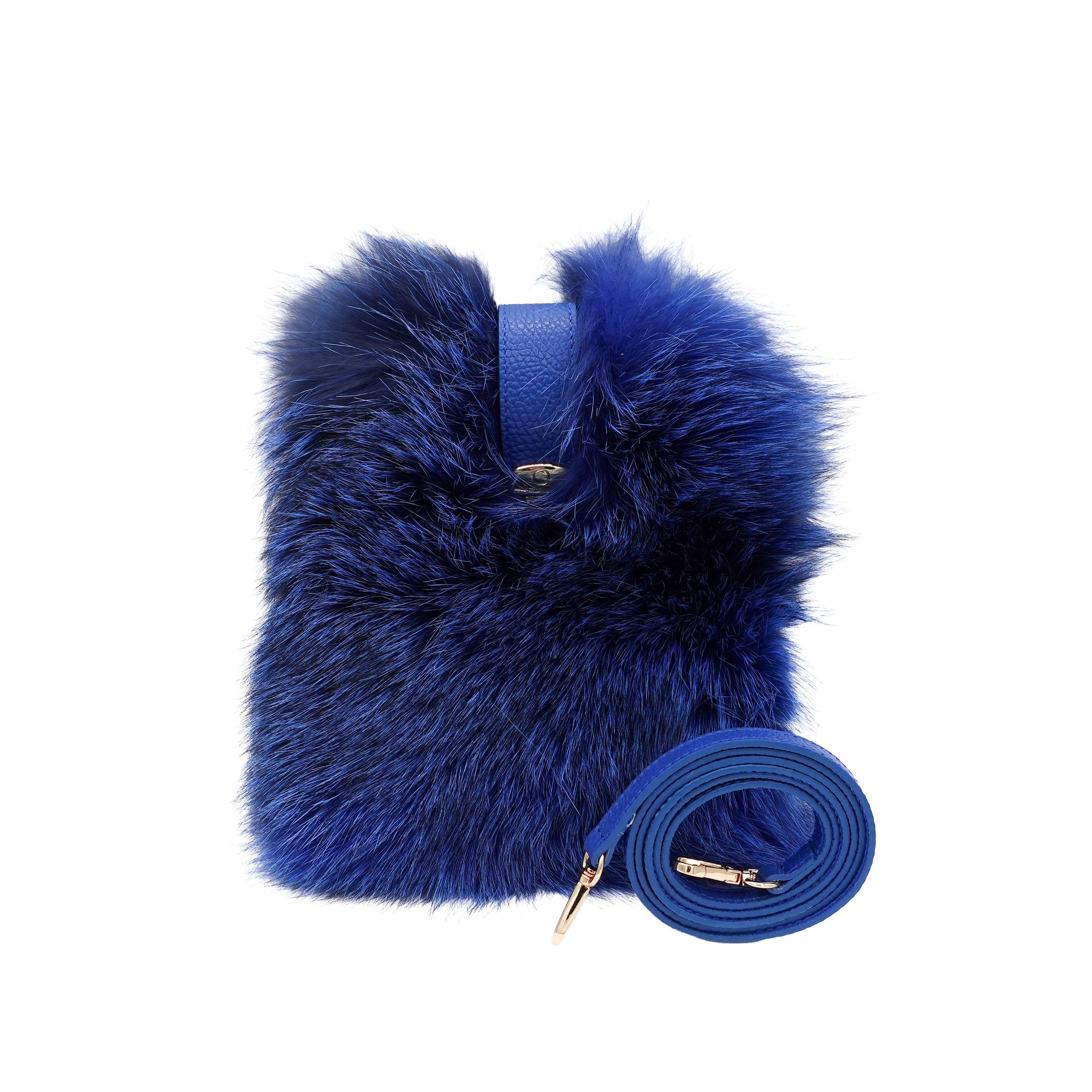 Erin - Leather & Fox Crossbody