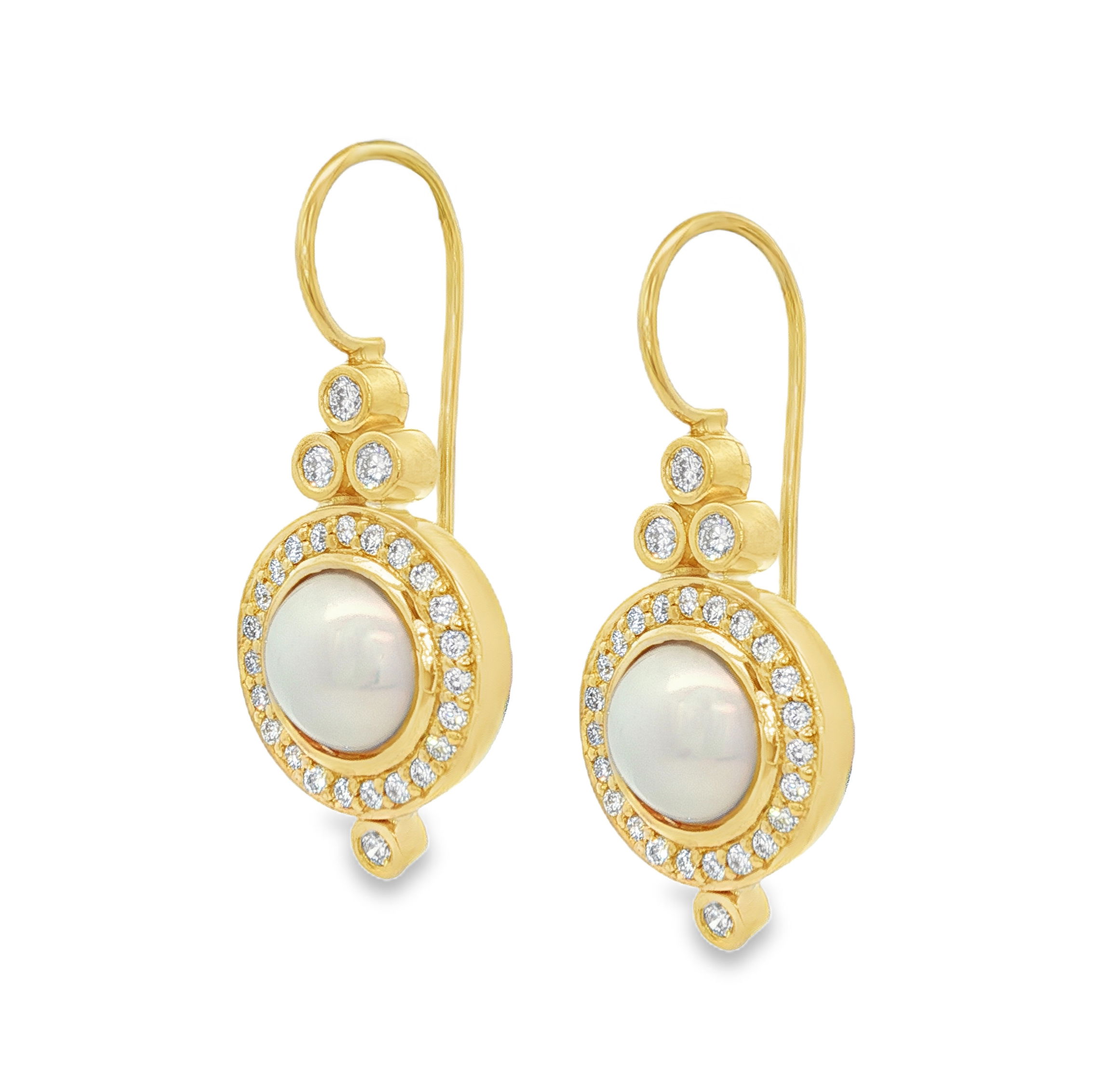 Everyday Pearl and Diamond Earrings
