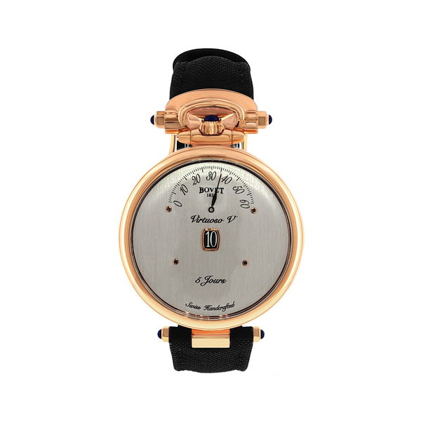 Closeup photo of Virtuoso V Red Gold Brushed Dial