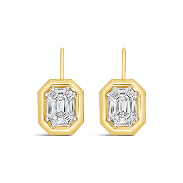 Closeup photo of Diamond Mosaic Earrings