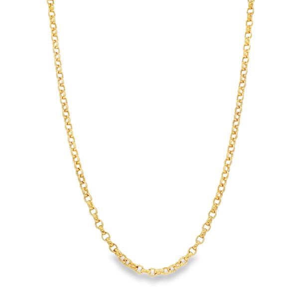 Closeup photo of Oval Belcher Chain