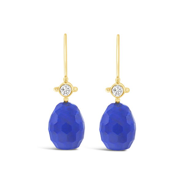 Closeup photo of Royal Lapis Earrings