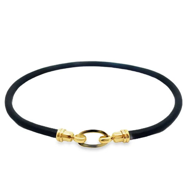 Closeup photo of Napa Leather Necklace