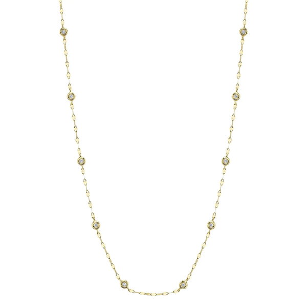 Closeup photo of Diamonds By The Yard Sparkle Chain Necklace